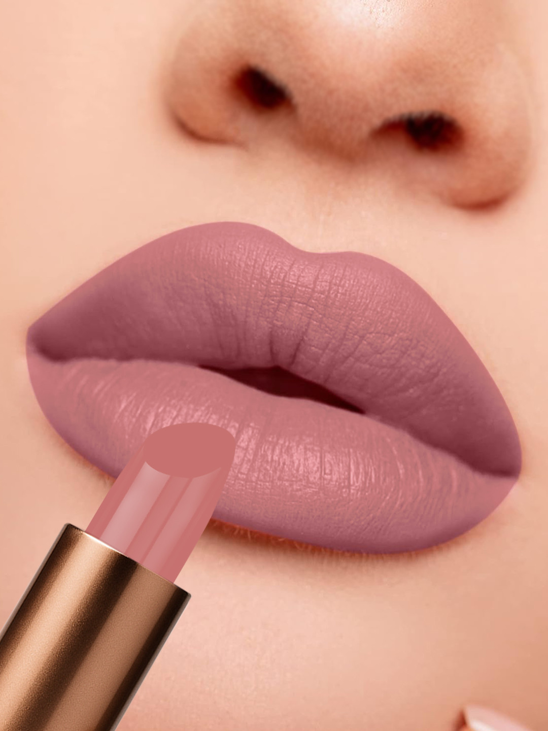 One Wish Creamy Matte Lipstick With Shea Butter - 3.8 g - Barely There 12