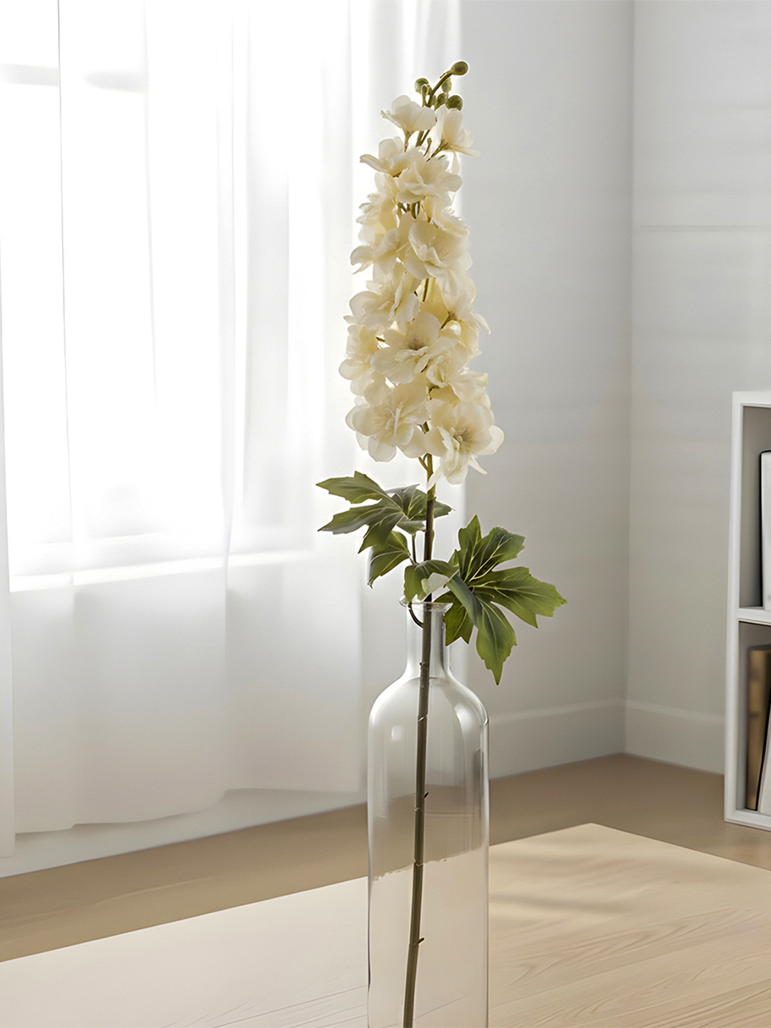 AARVI DECOR STUDIO Cream-Colored Cherry Blossom Artificial Flower