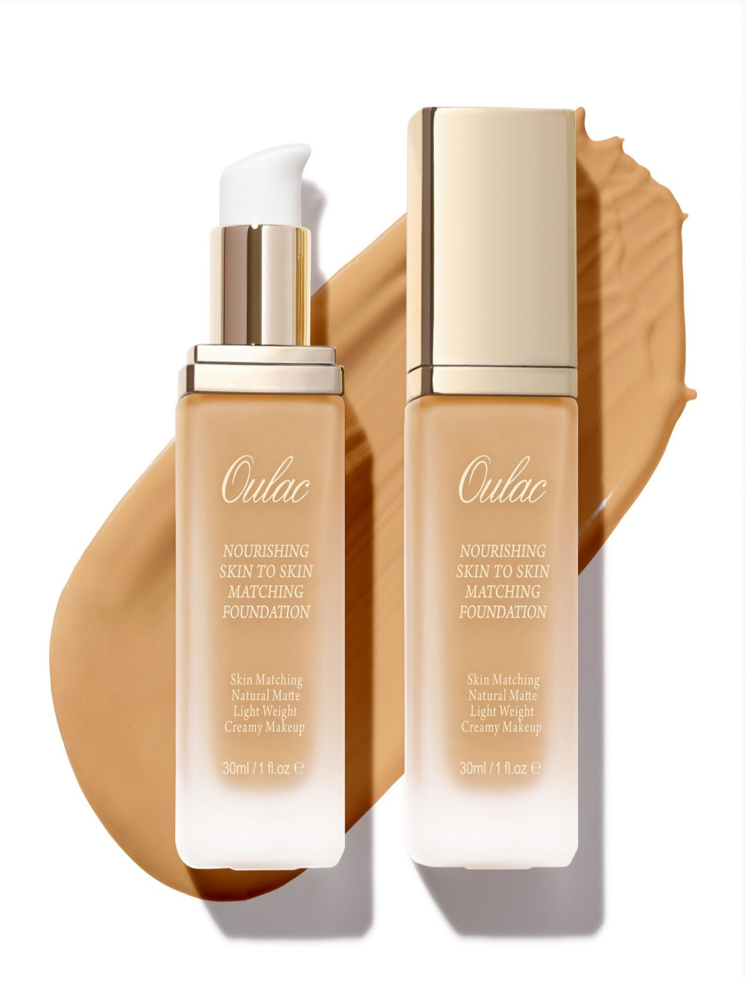 Oulac Nourishing Skin To Skin Matching Foundation - 30 ml - Tan C13
