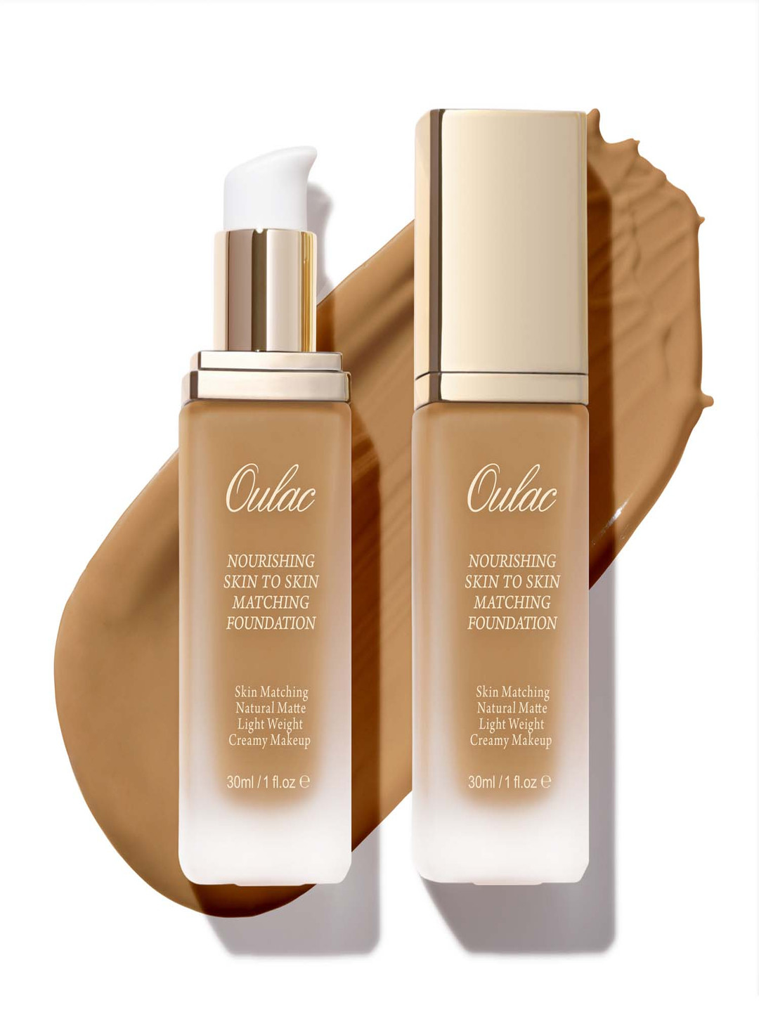 Oulac Nourishing Skin To Skin Matching Foundation - 30 ml - Caramel - C16
