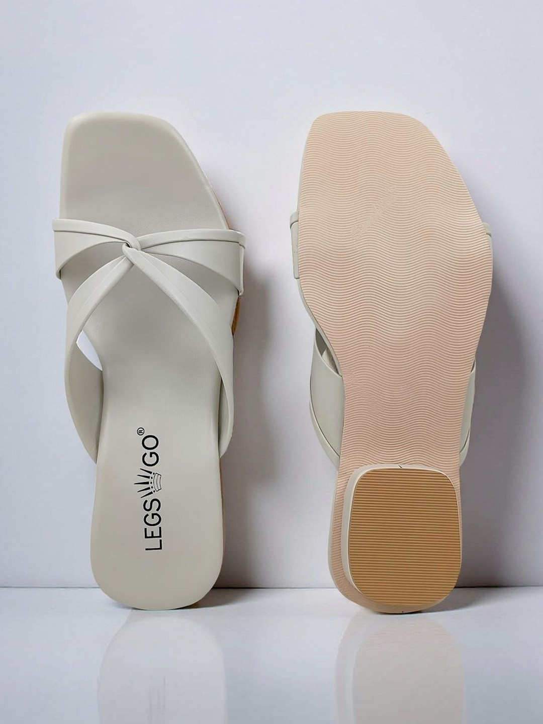 Legs Go Women Open Toe Flats