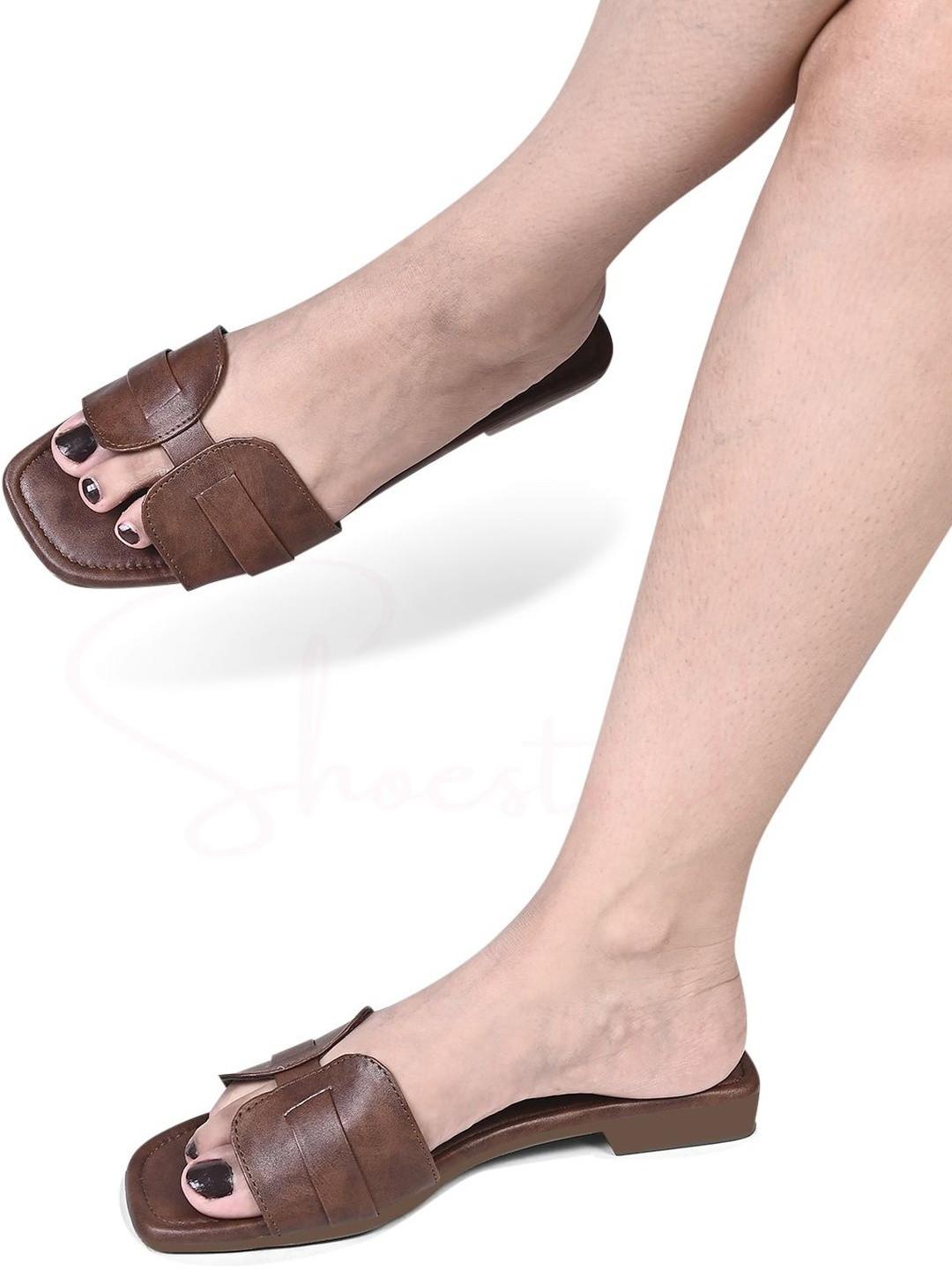 KALINI Women Open Toe Flats with Bows