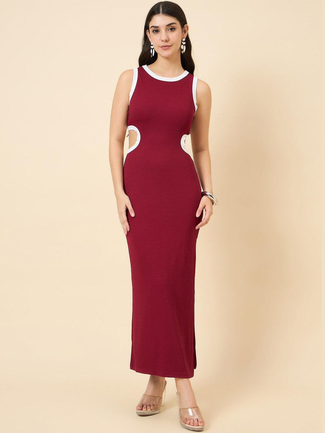 aayu Bodycon Maxi Dress