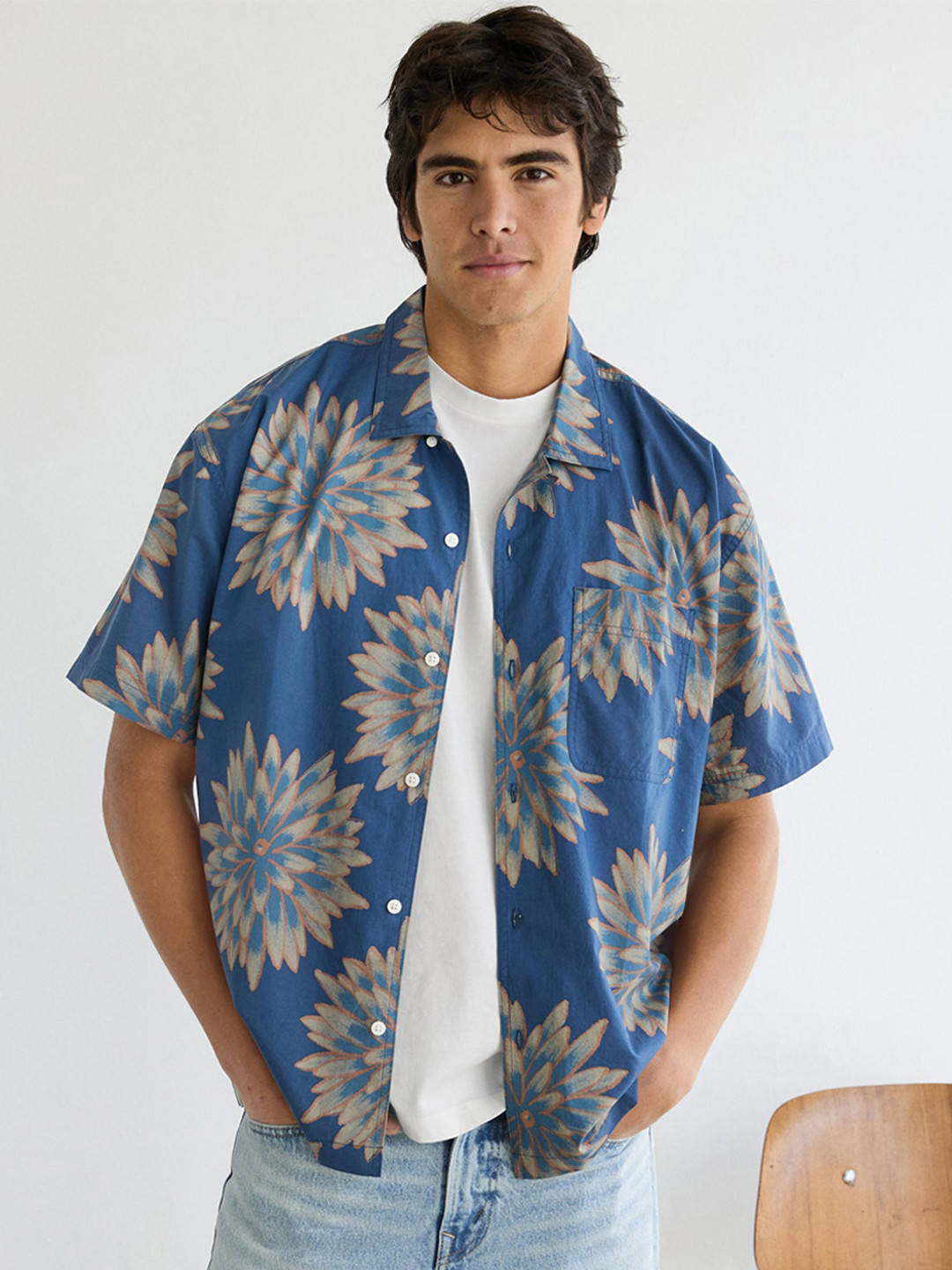 AMERICAN EAGLE OUTFITTERS Men Floral Printed Casual Shirt