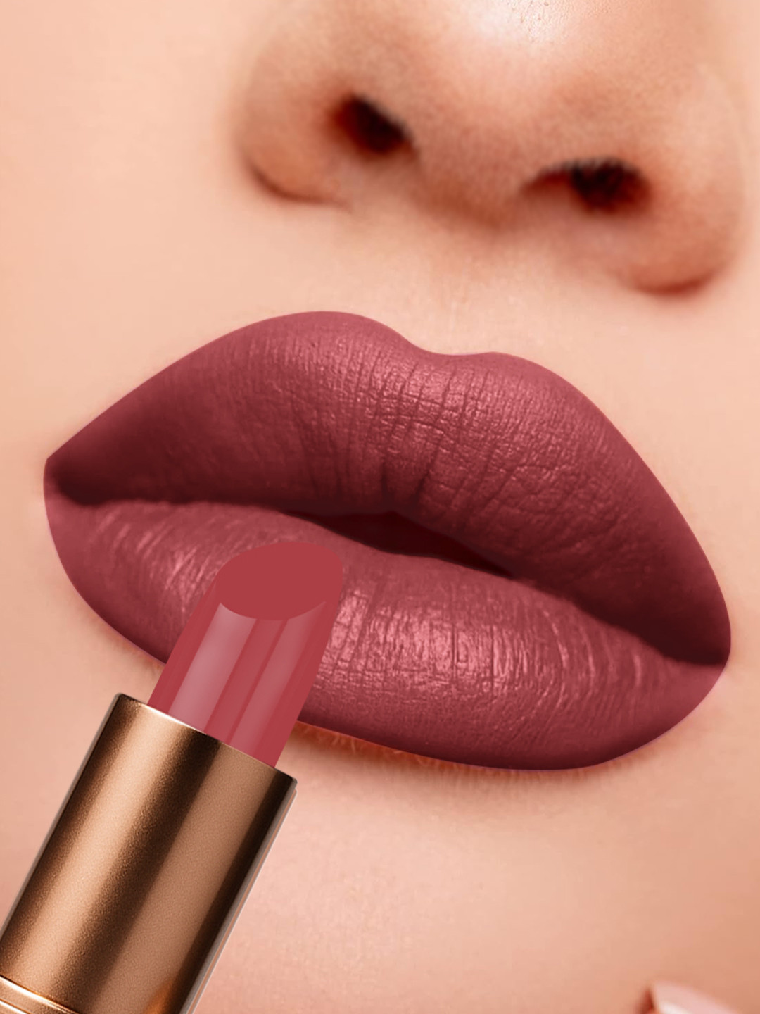 One Wish Creamy Matte Lipstick With Shea Butter - 3.8 g - Lowkey Red 20