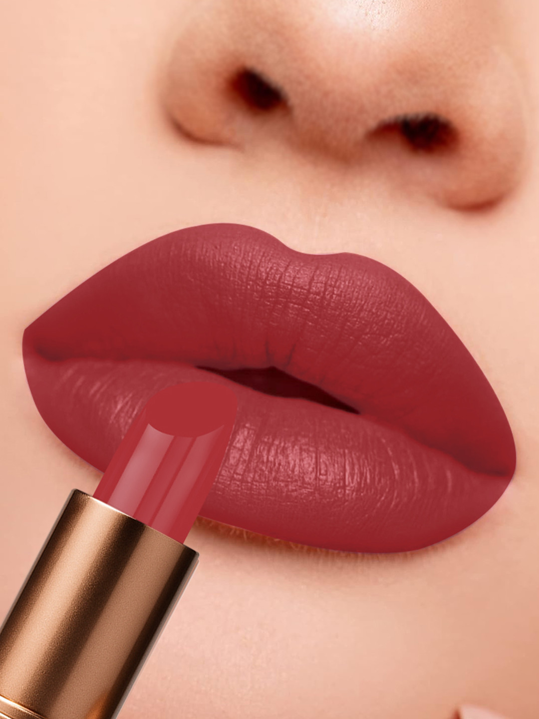 One Wish Creamy Matte Lipstick With Shea Butter - 3.8 g - Ruby Lush 19