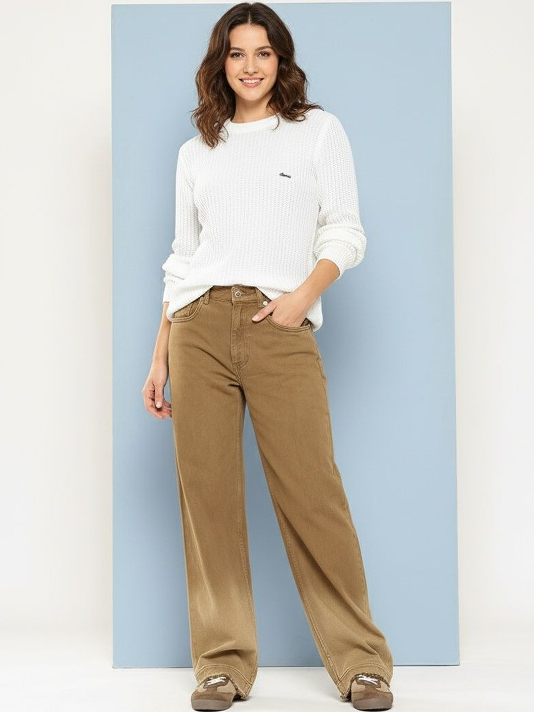 The Roadster Lifestyle Co Woollen Winter Wear Pullover