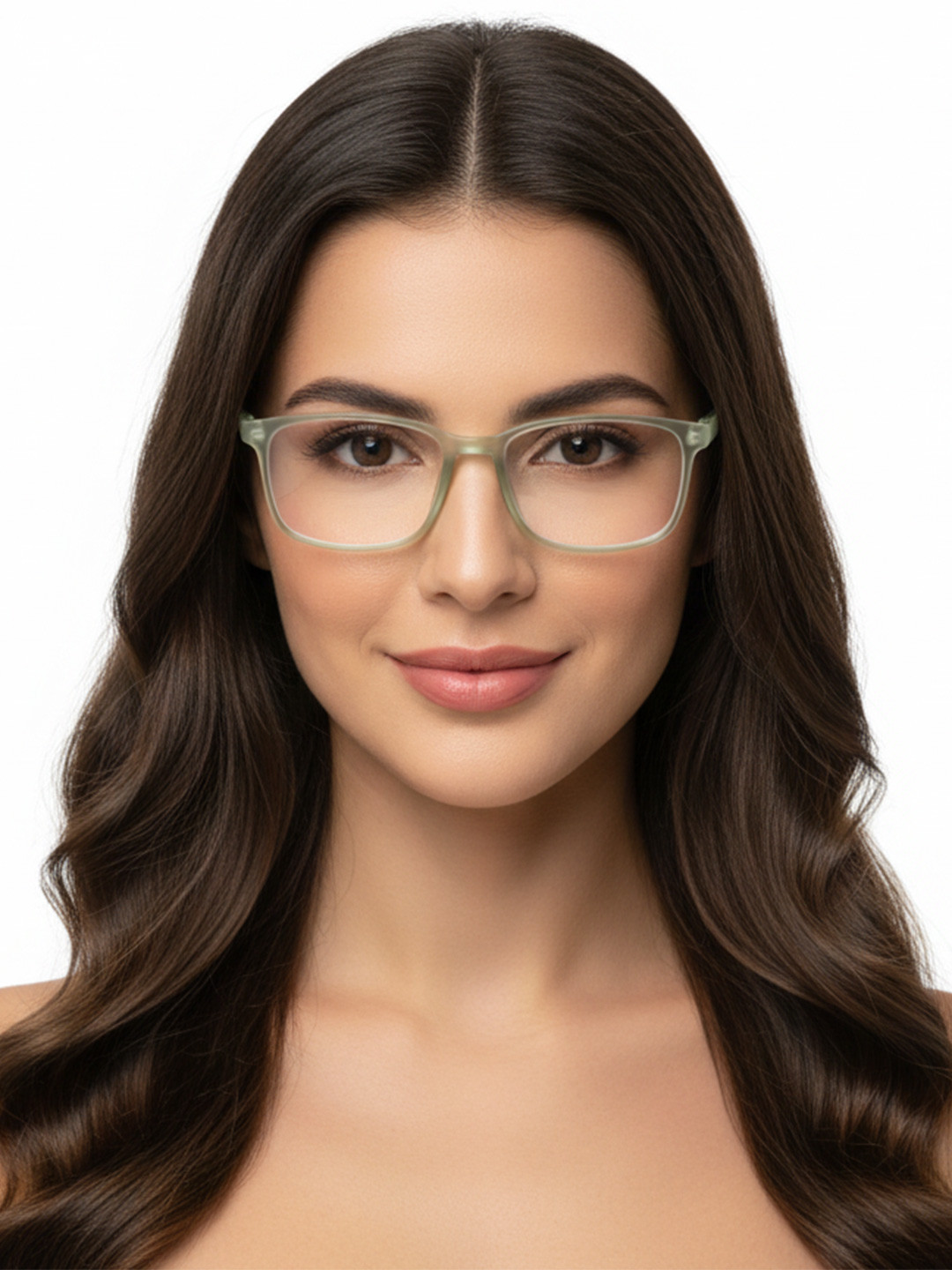 HASHTAG EYEWEAR Unisex Rectangle Sunglasses With UV Protected Lens MSYR-1188842-L.GRN