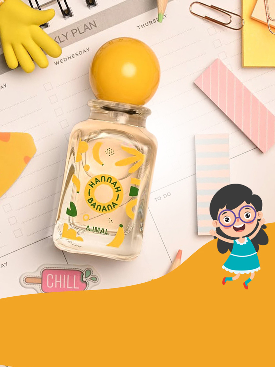Ajmal Girls Hannah Banana Long Lasting Eau De Toilette- 50 ml