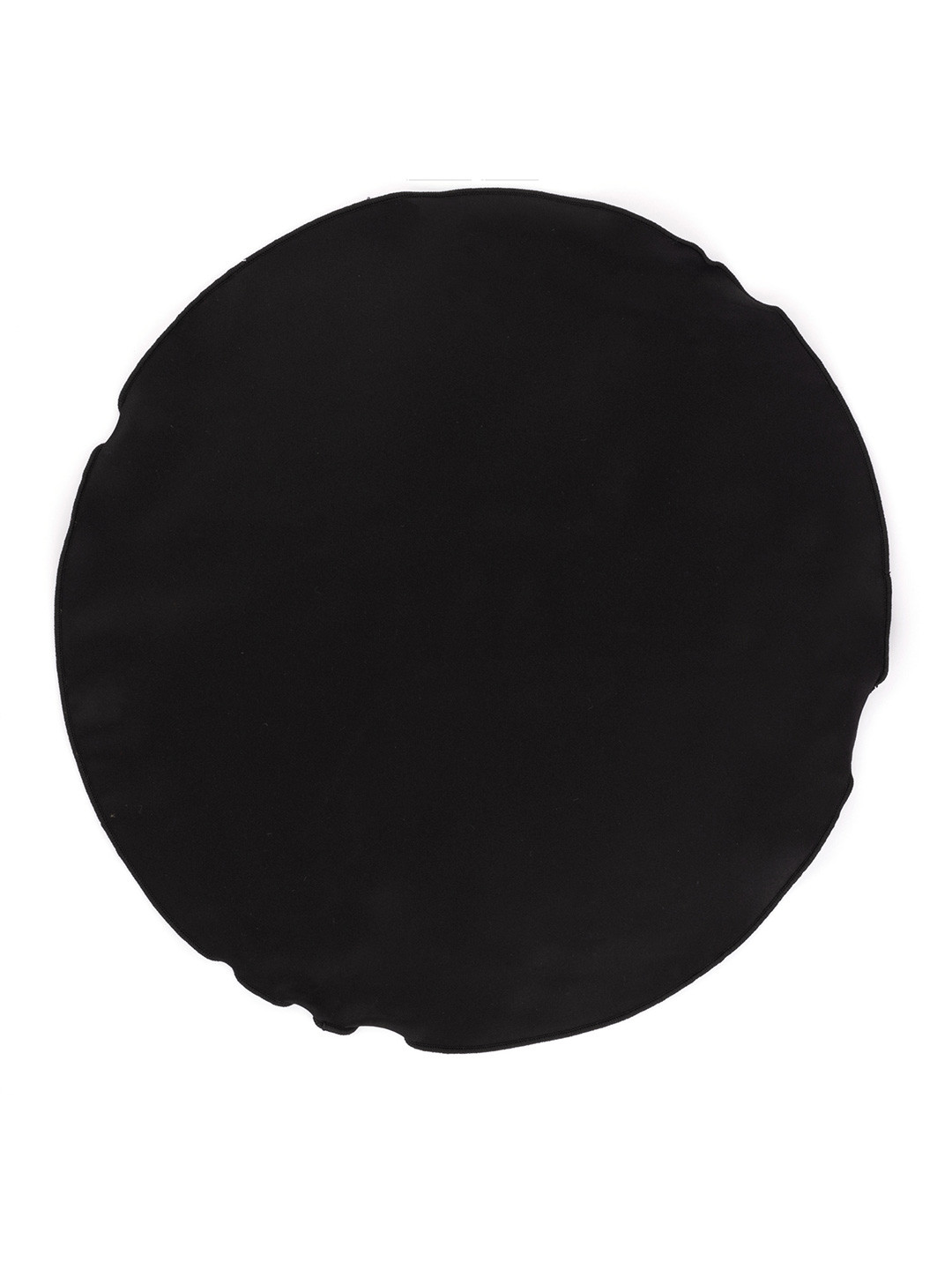 The Tie Hub Men Black Solid Pure Silk Pocket Square