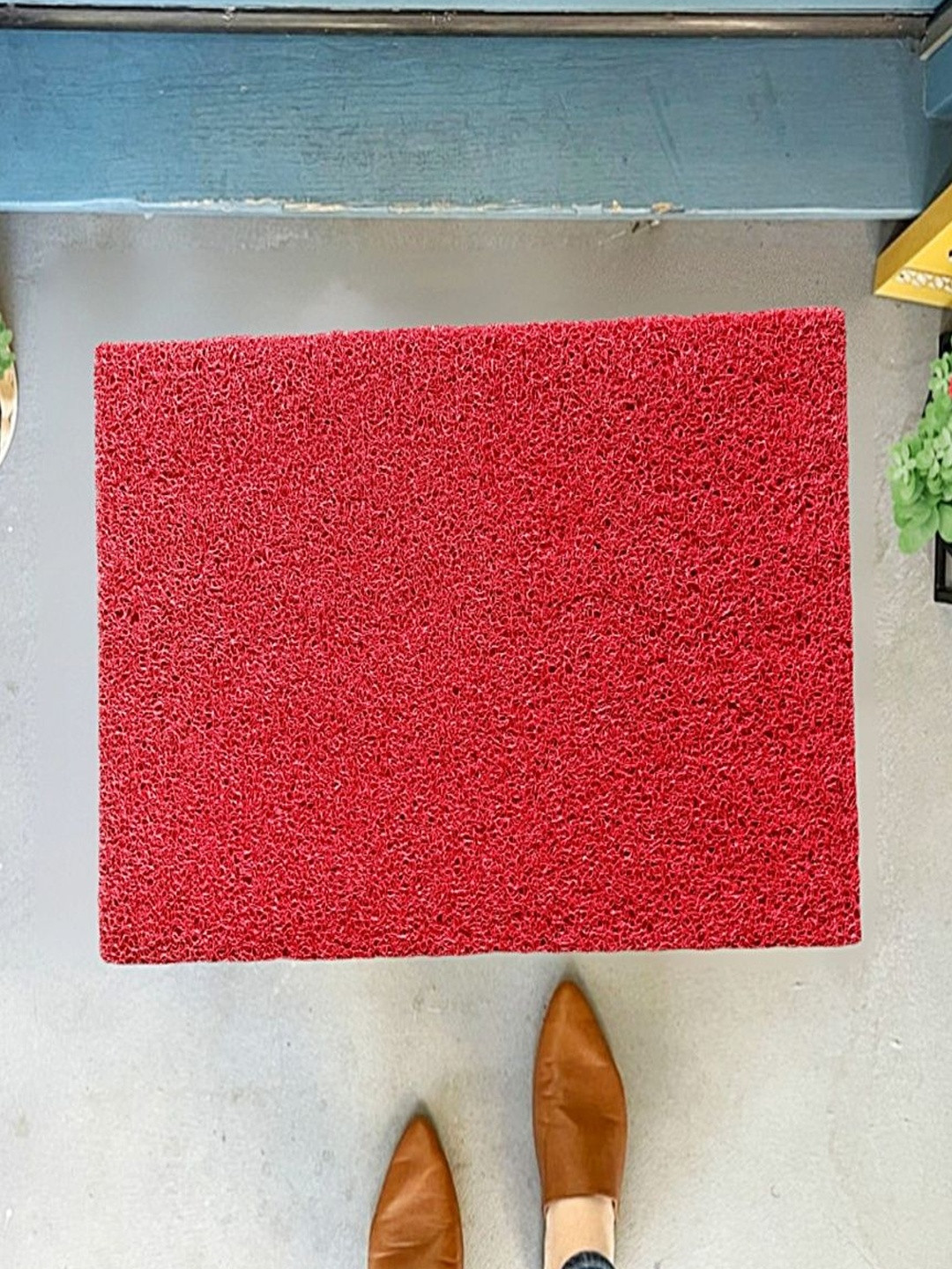 vstucart Red Anti-Skid Waterproof Doormat