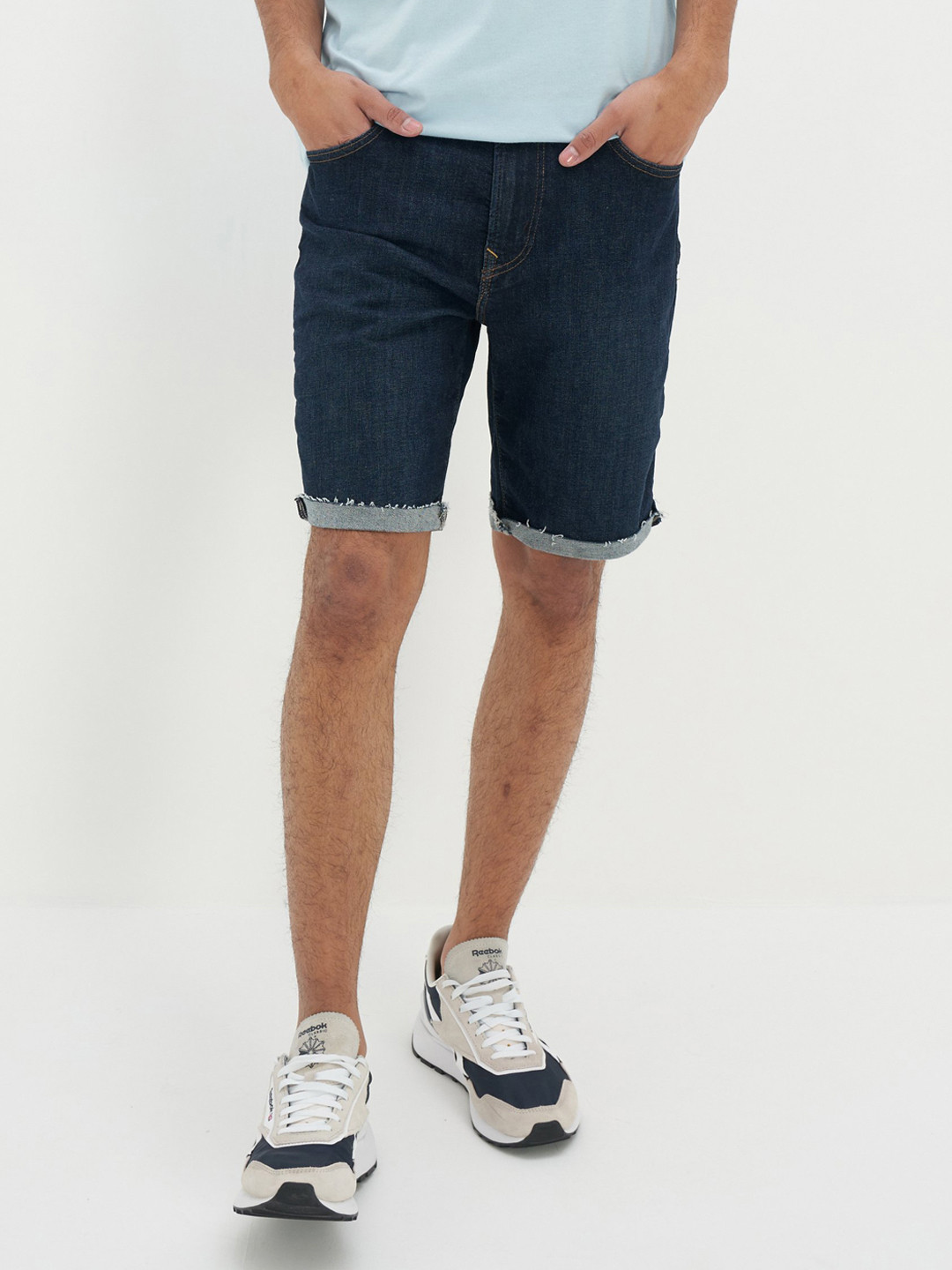 AMERICAN EAGLE OUTFITTERS Men Regular Fit Denim Shorts
