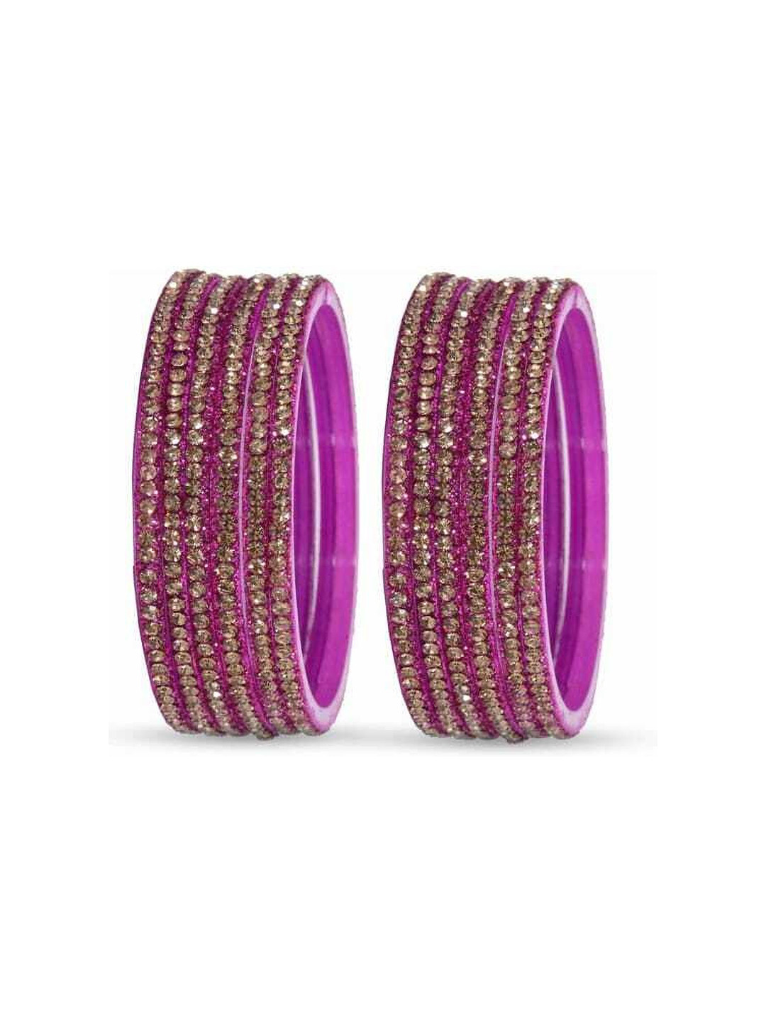 SAND Set Of 12 Zircon-Studded Bangles