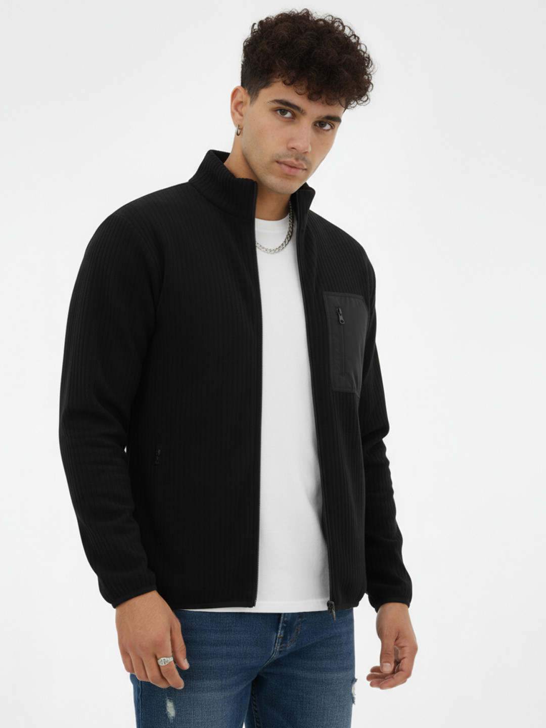 glitchez Ribbed Corduroy Jacket