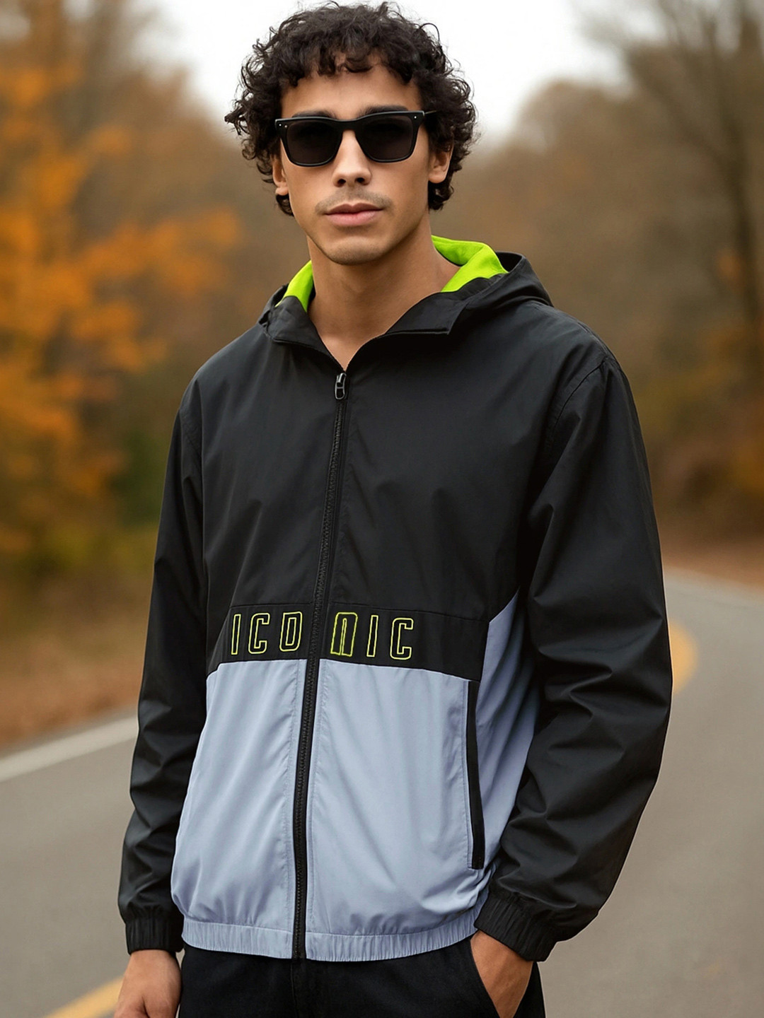 Bewakoof Air 1.0  Block Oversized Windcheater Jacket