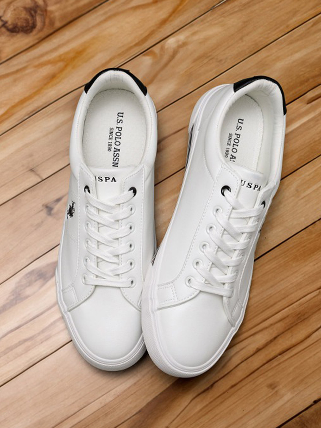 U.S. Polo Assn. Men Round Toe Lace-Ups Sneakers