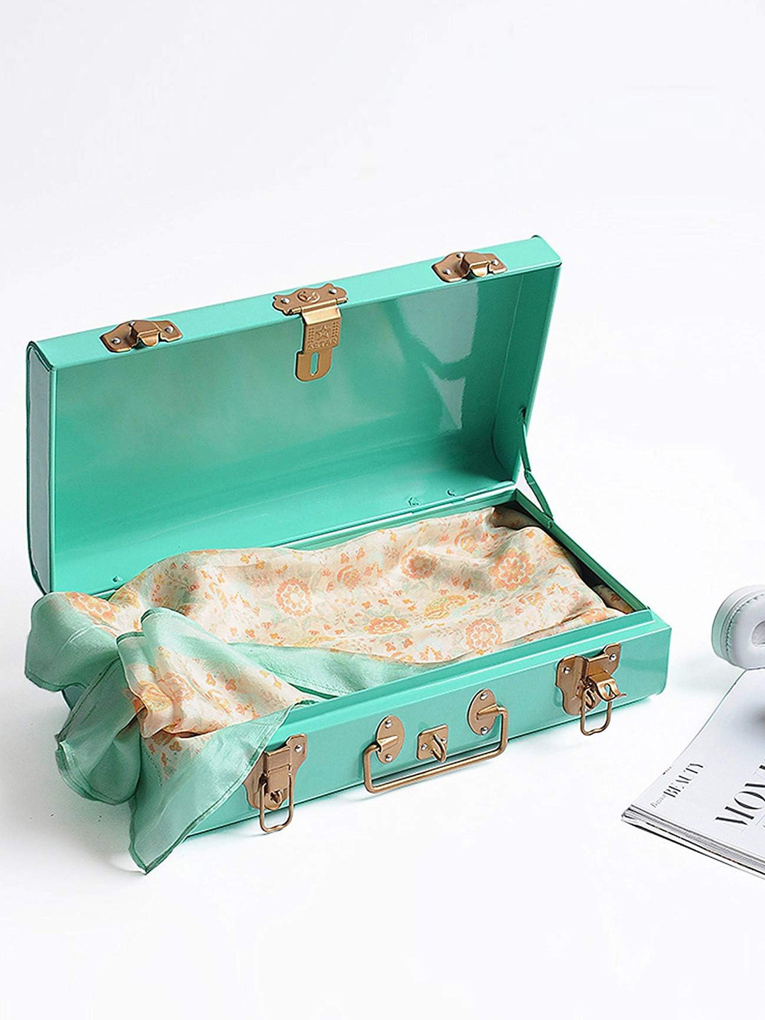 Living With Elan Blue Set of 1 Reusable Multi-Utility Organisers