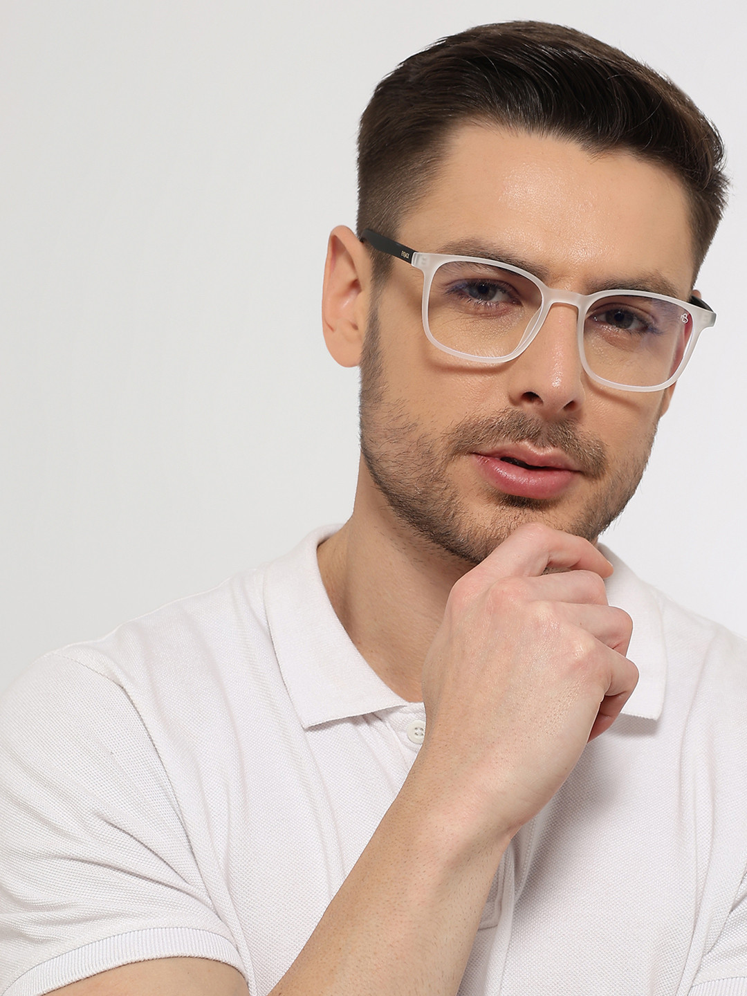 Eyejack Unisex Full Rim Square Frames With Antiglare Eye Protection Eyeglasses