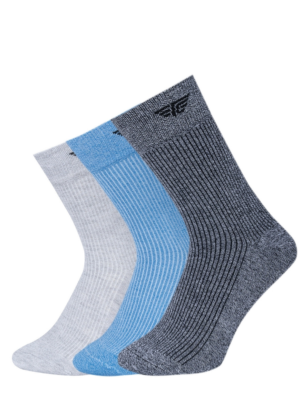 Red Tape Men Pack Of 3 Patterned Above Calf-Length Socks