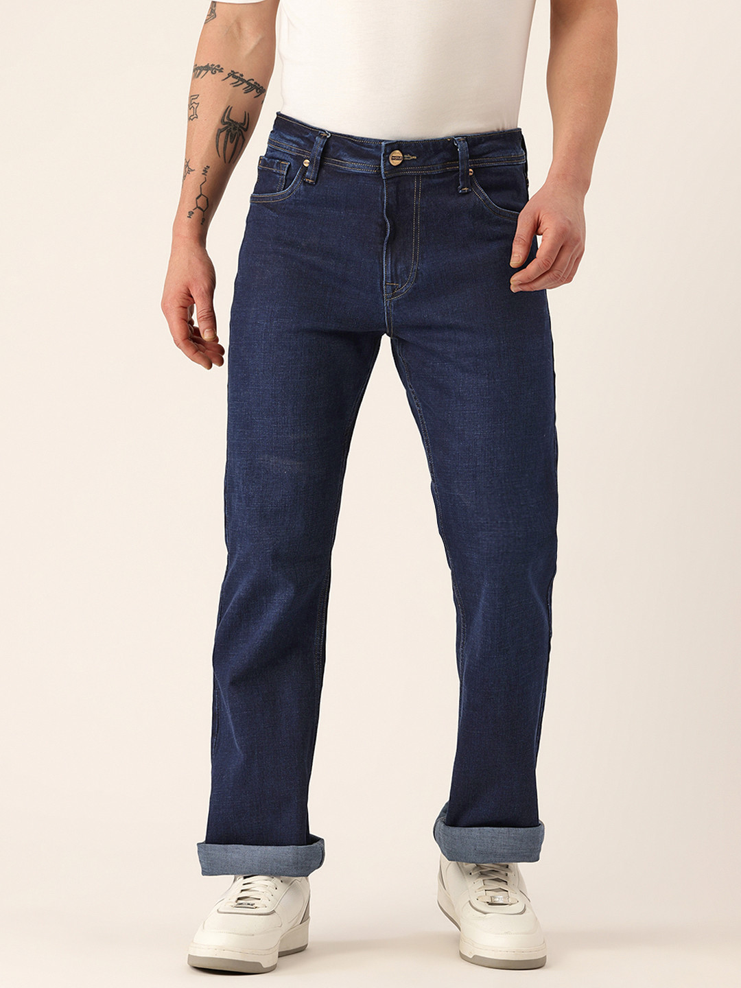 Integriti Bootcut Mid-Rise Light Fade Stretchable Jeans