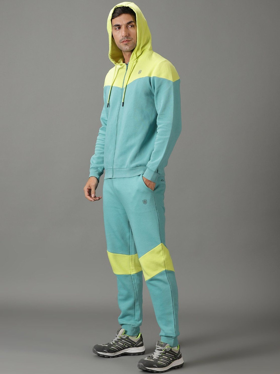 DOMIN8 Men Colourblocked Outdoor Sporty Jacket