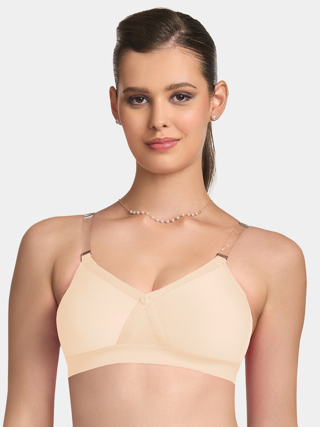 Trylo ALPA Strapless Hosiery Cotton Non-Padded Non-Wired Seamless Molded T-Shirt Bra