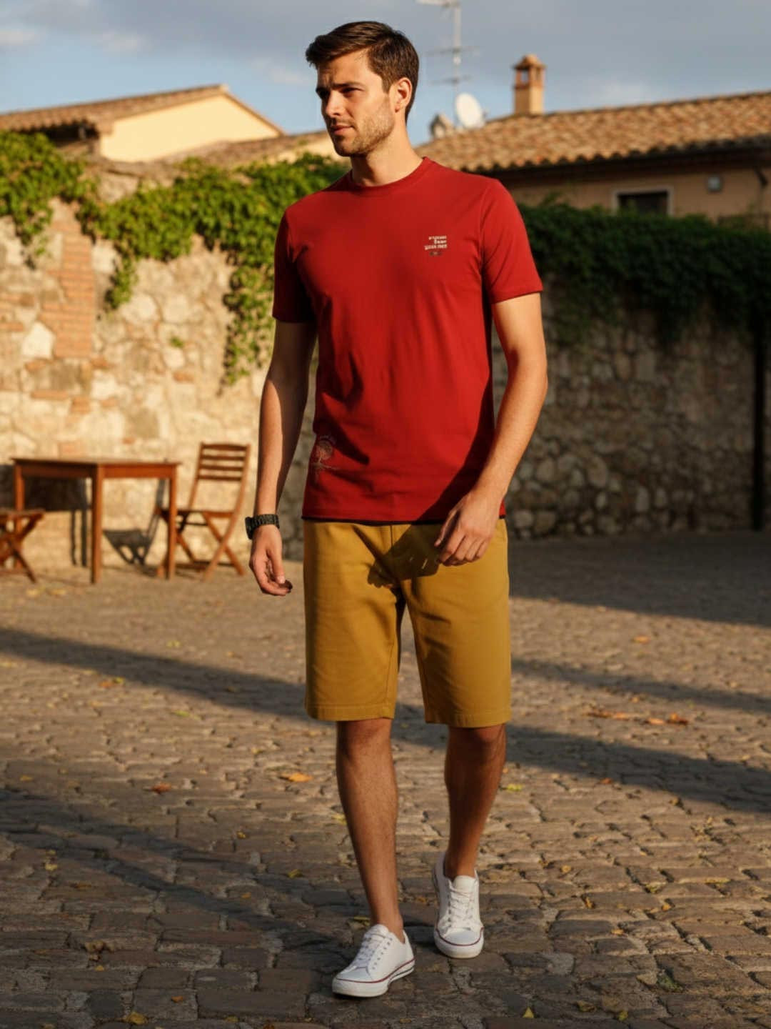 ROAR FOR GOOD Men Typography Printed Organic Cotton Anti Odour T-shirt