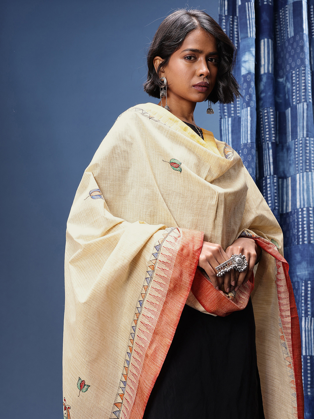 Taavi Kalamkari Dupatta