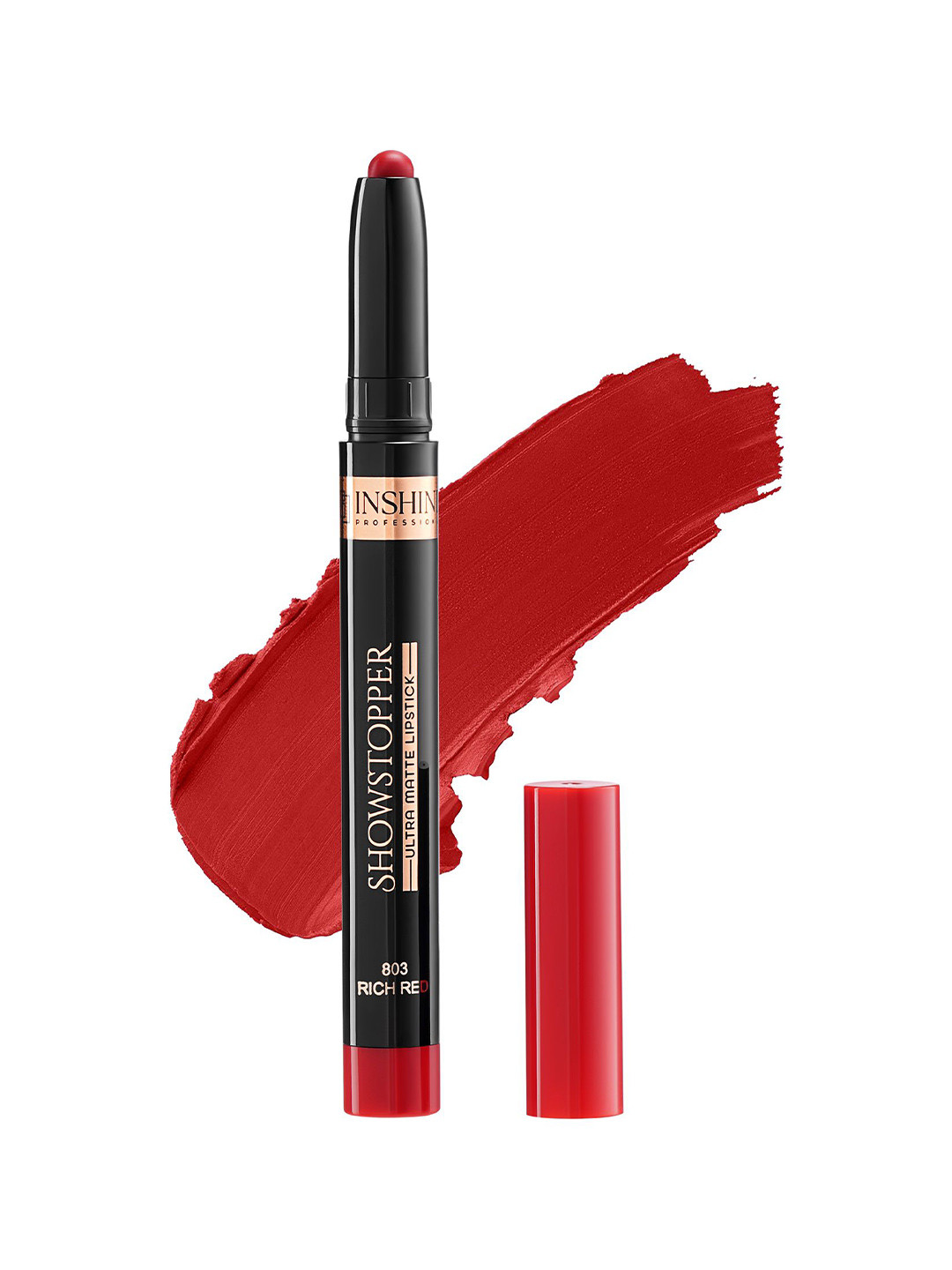 Inshine Showstopper Ultra Matte Lipstick - 2.5 g  - Rich Red-803