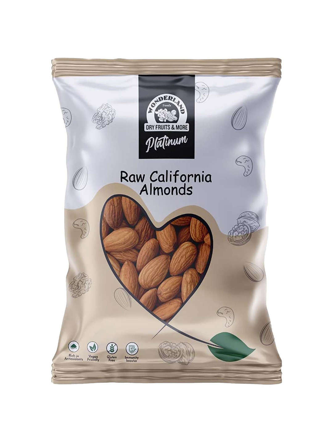 Wonderland Foods Premium Platinum California Almond 500g