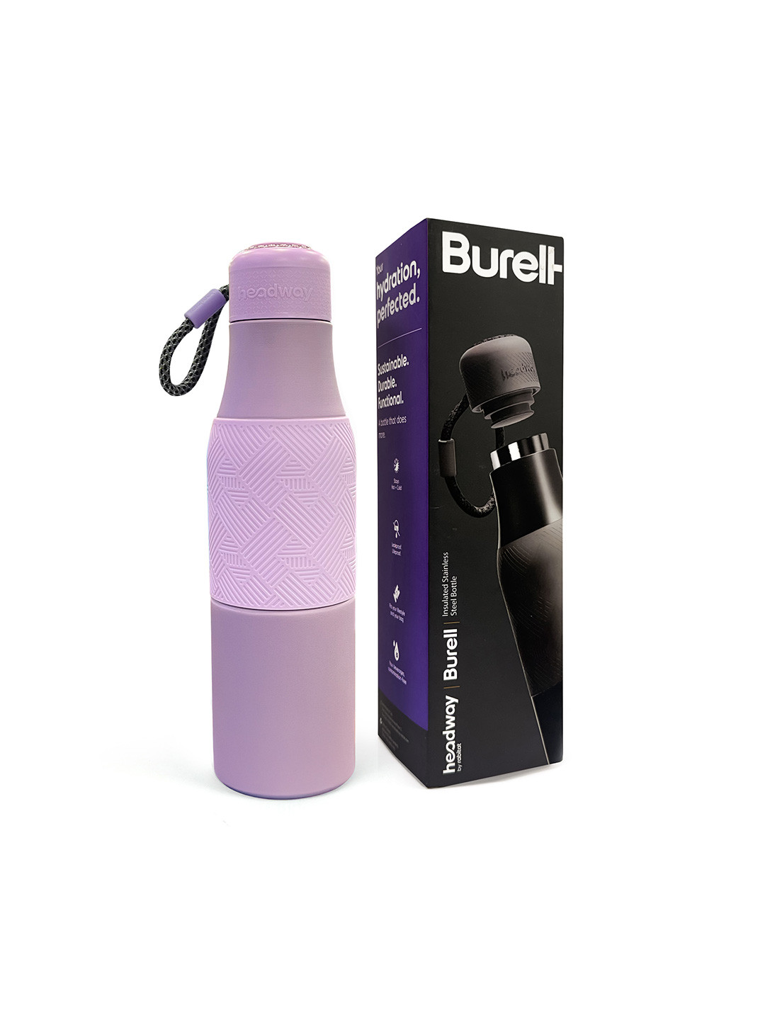 Headway Burell Lavender Solid Stainless Steel Spill Proof Flask - 750ml