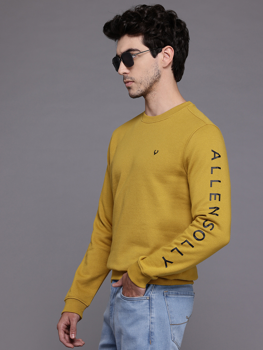 Allen Solly Brand Logo Printed Sweatshirt