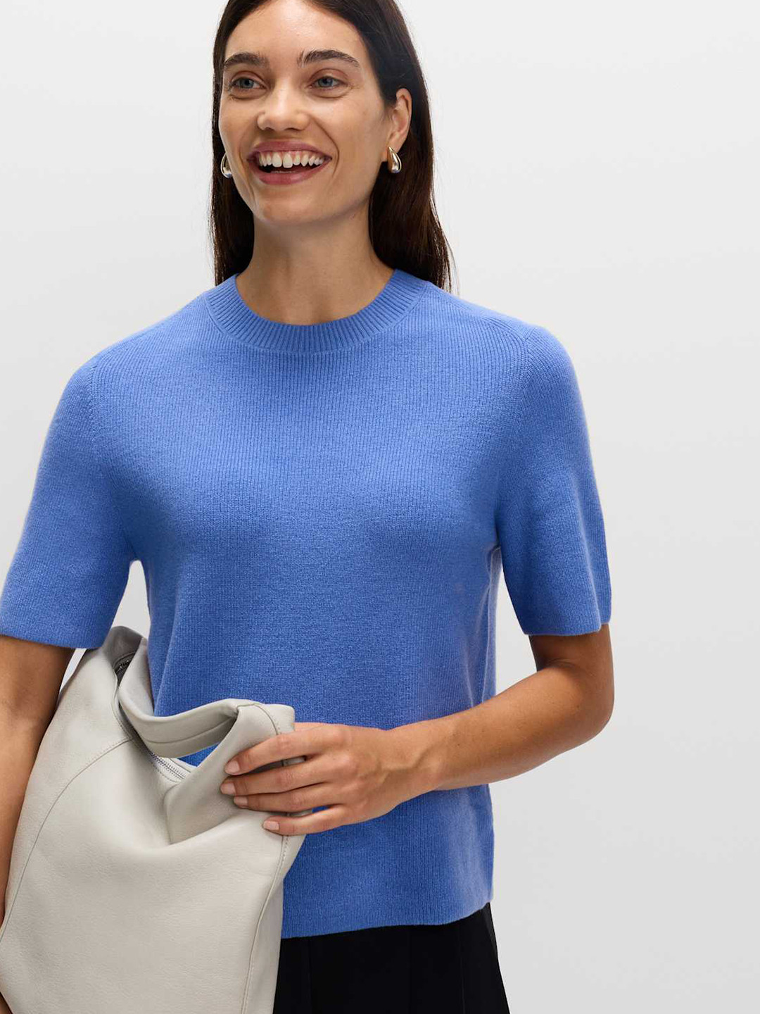 Marks & Spencer Women Crew Neck Knitted Top