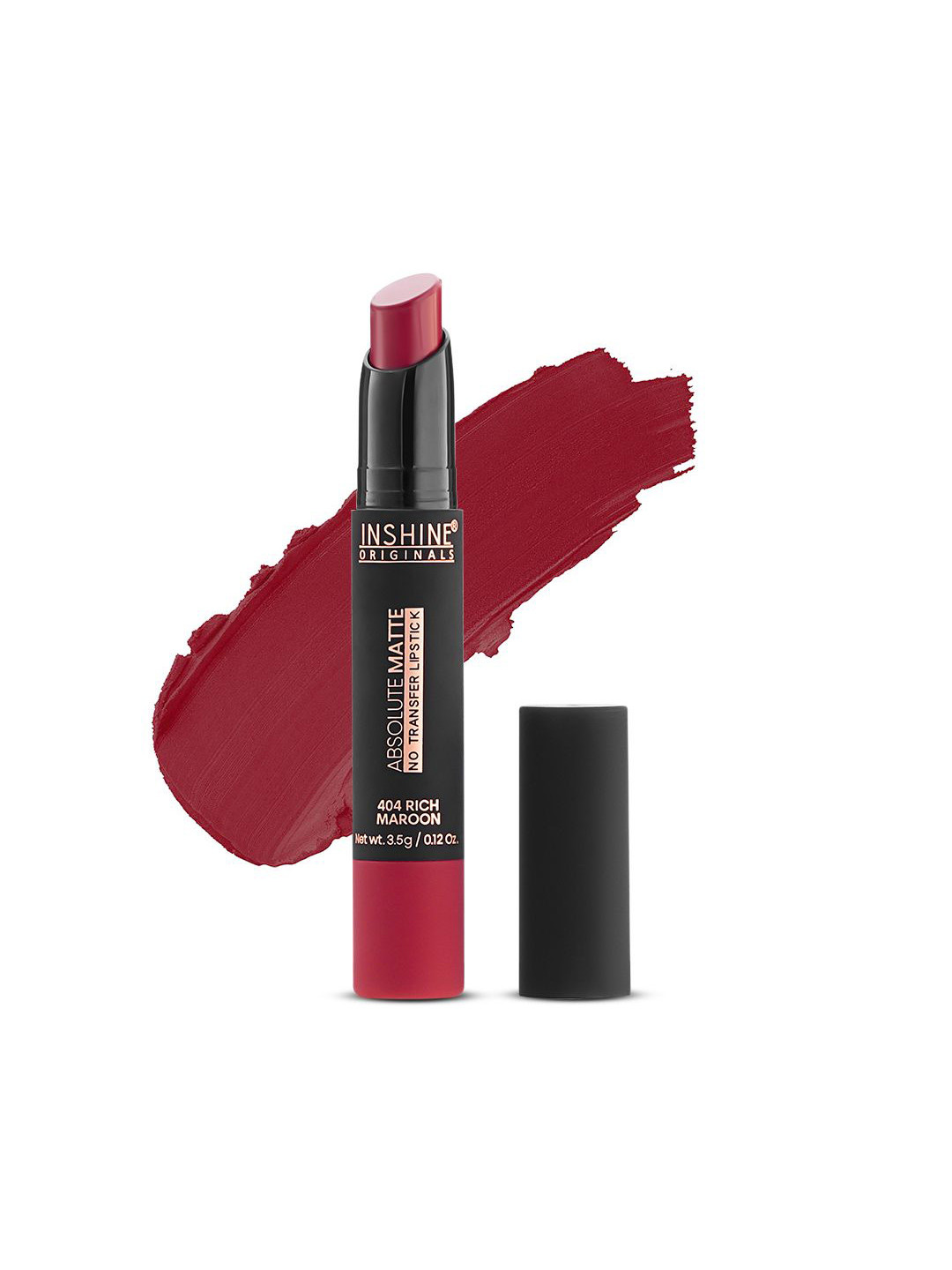 Inshine Absolute Matte No Transfer Lipstick - Rich Maroon 404