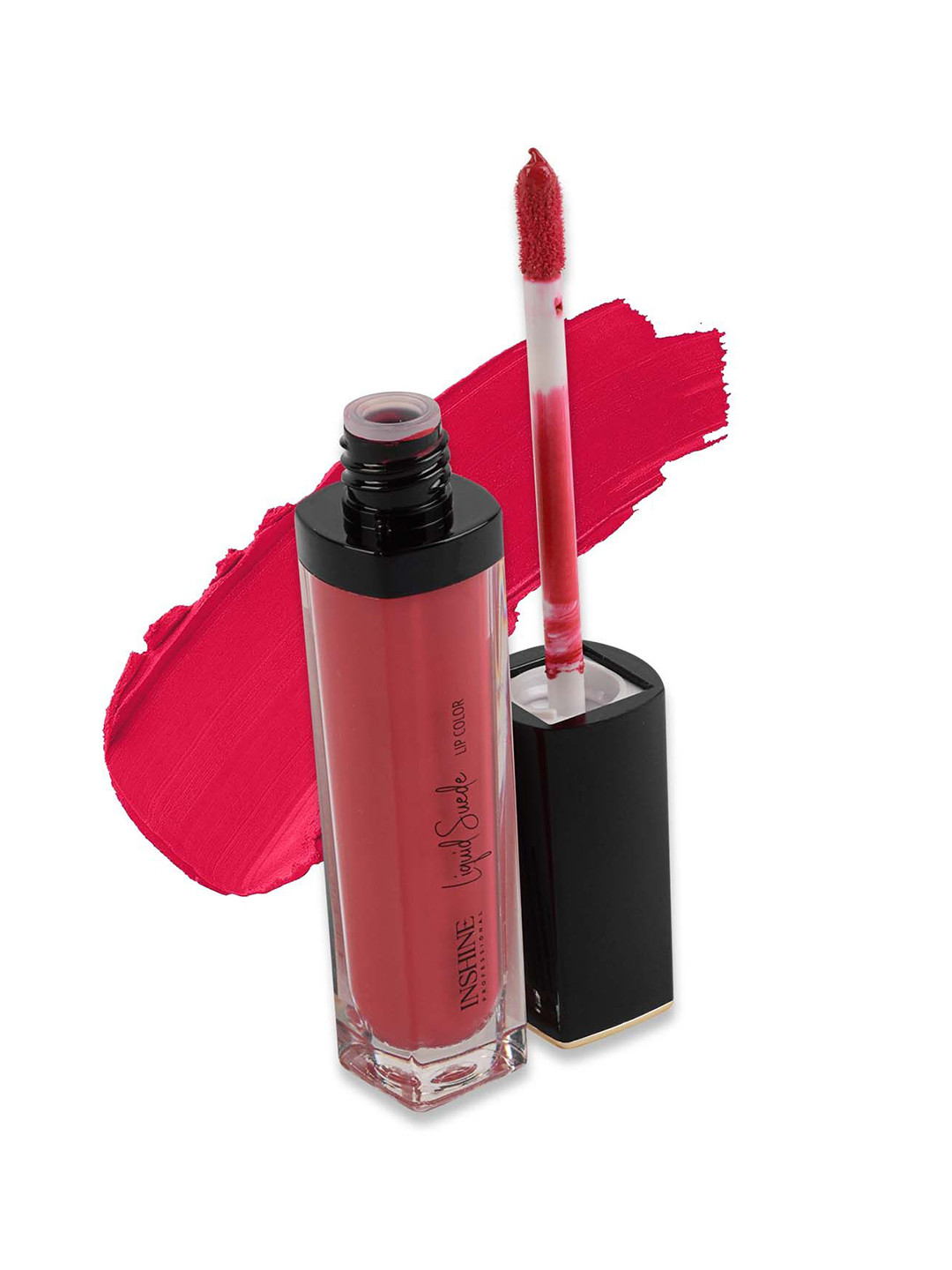 Inshine Liquid Suede Long Lasting Lip Color - 6 ml - Crushed Berry 616
