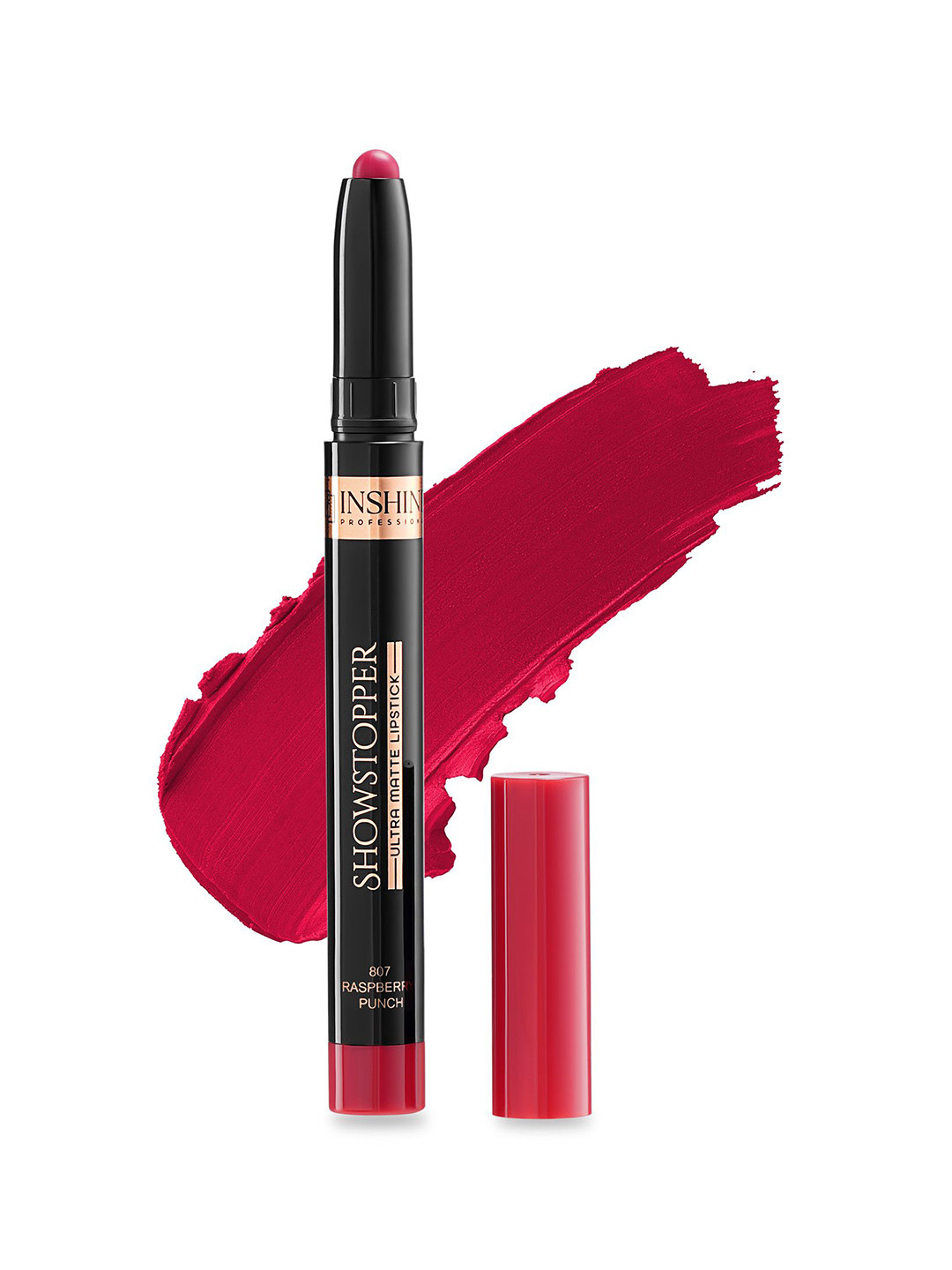 Inshine Showstopper Ultra Matte Lipstick - 2.5 g  - Raspberry Punch-807
