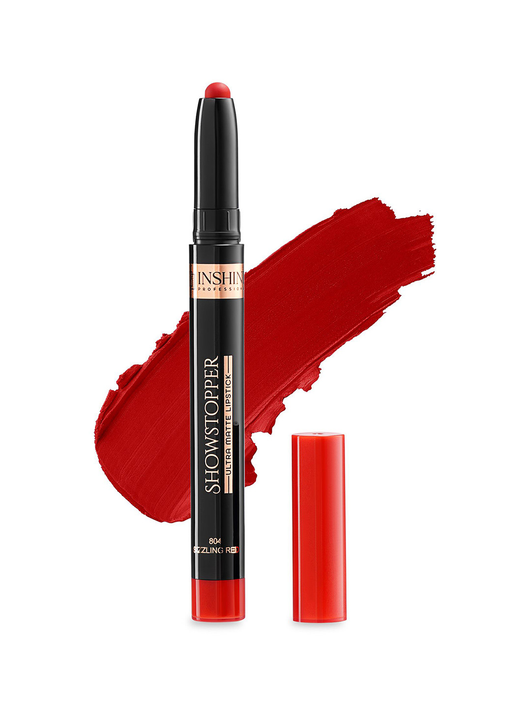 Inshine Showstopper Ultra Matte Lipstick - Sizzling Red-804