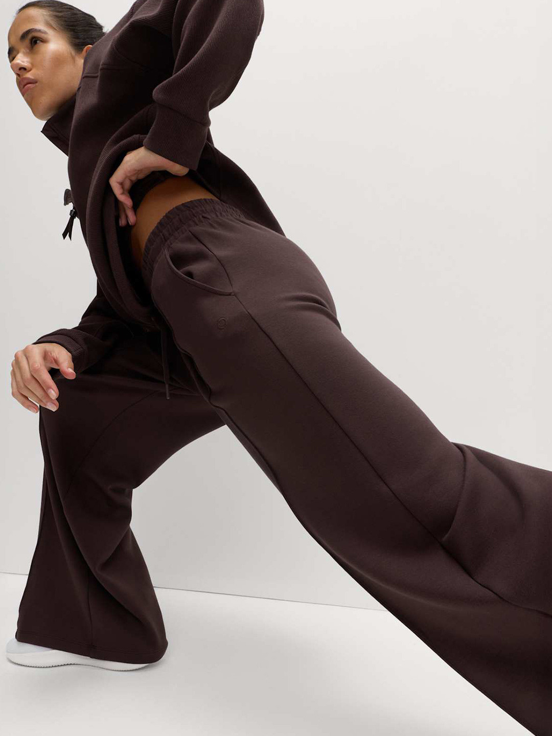 Marks & Spencer Women Wide Leg High Waisted Yoga Track Pant