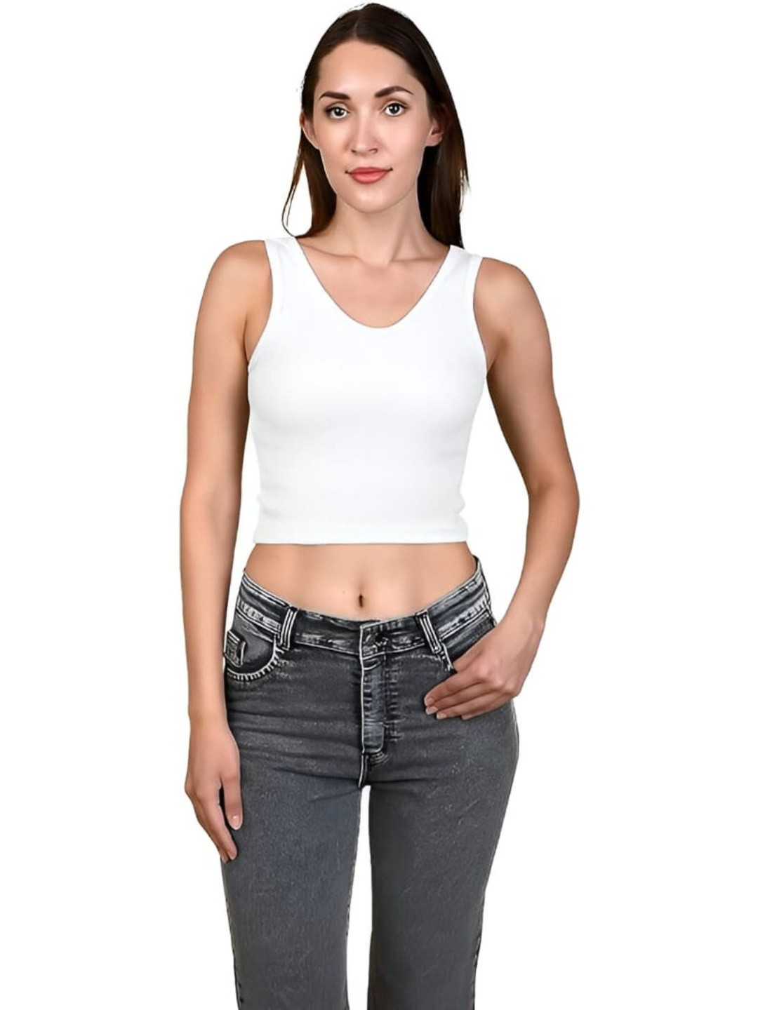 MIXFIT Cotton Tank Crop Top