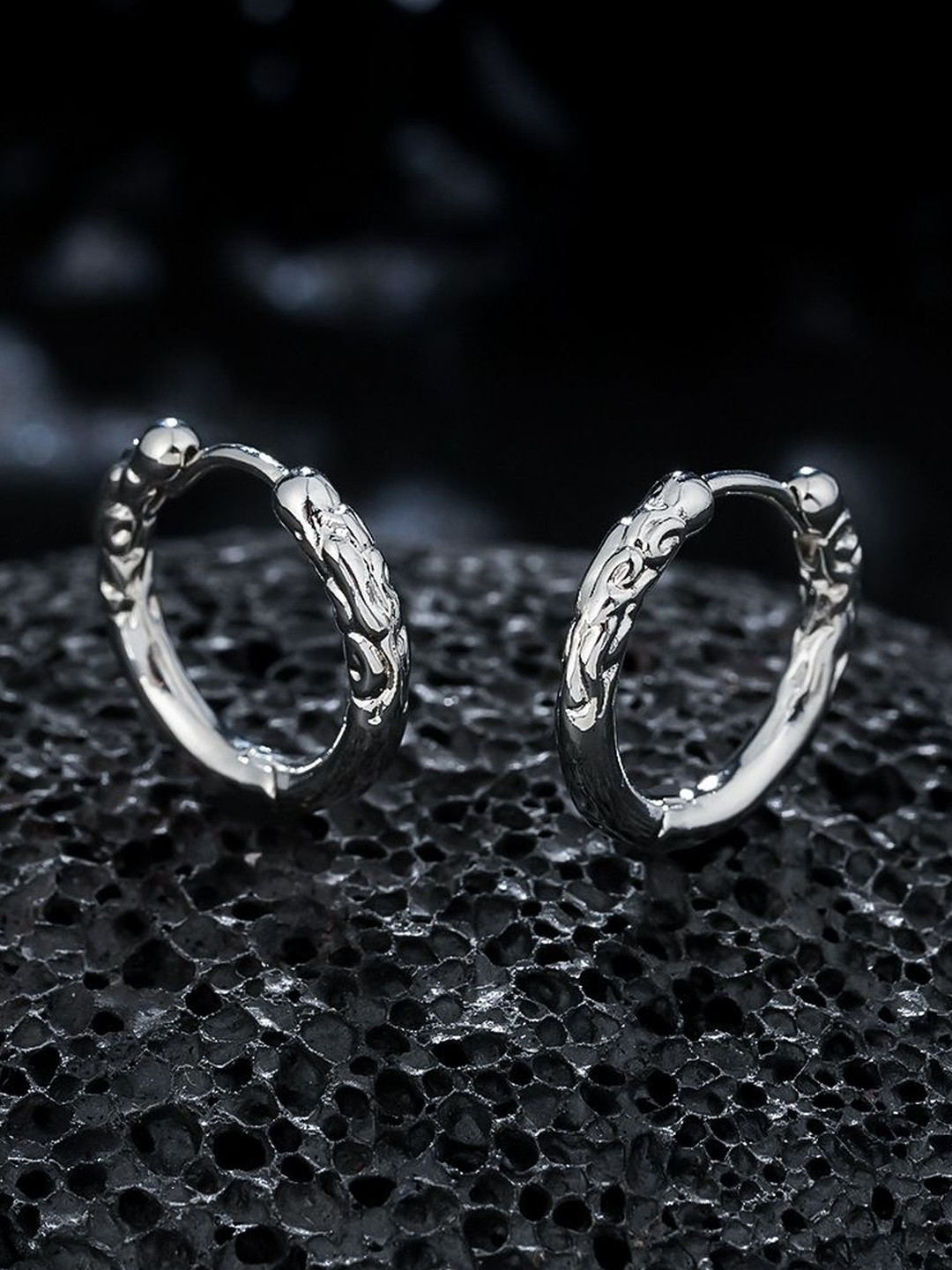 StyleCast x Revolte Classic Half Hoop Earrings