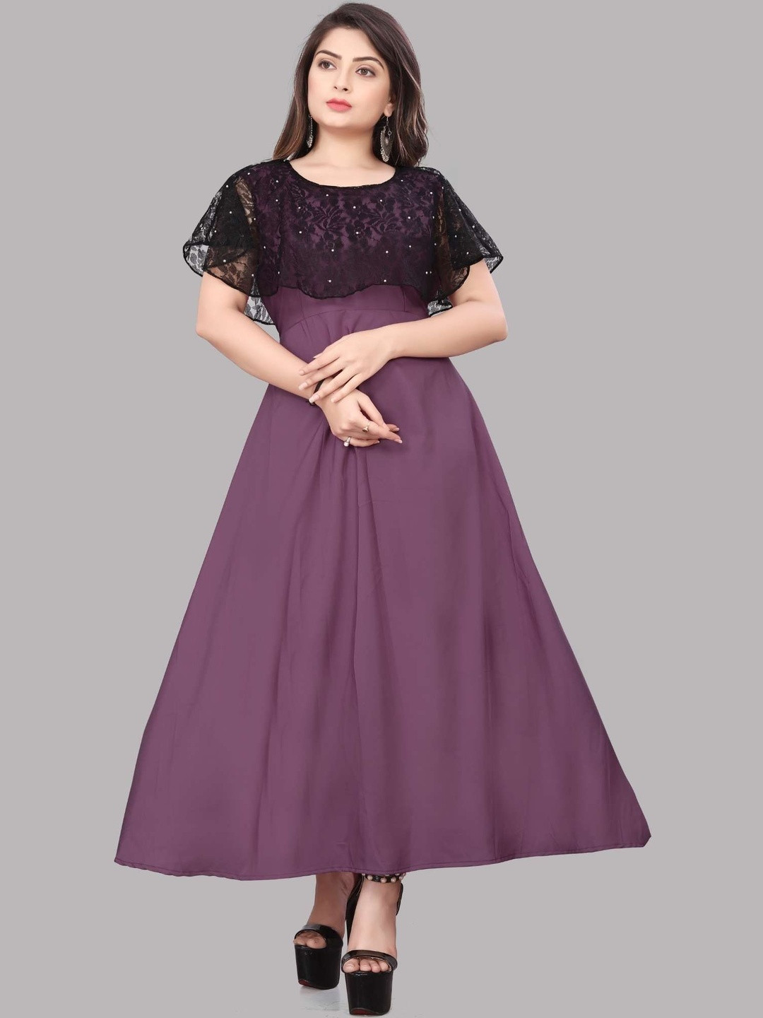 QENA A-Line Maxi Dress