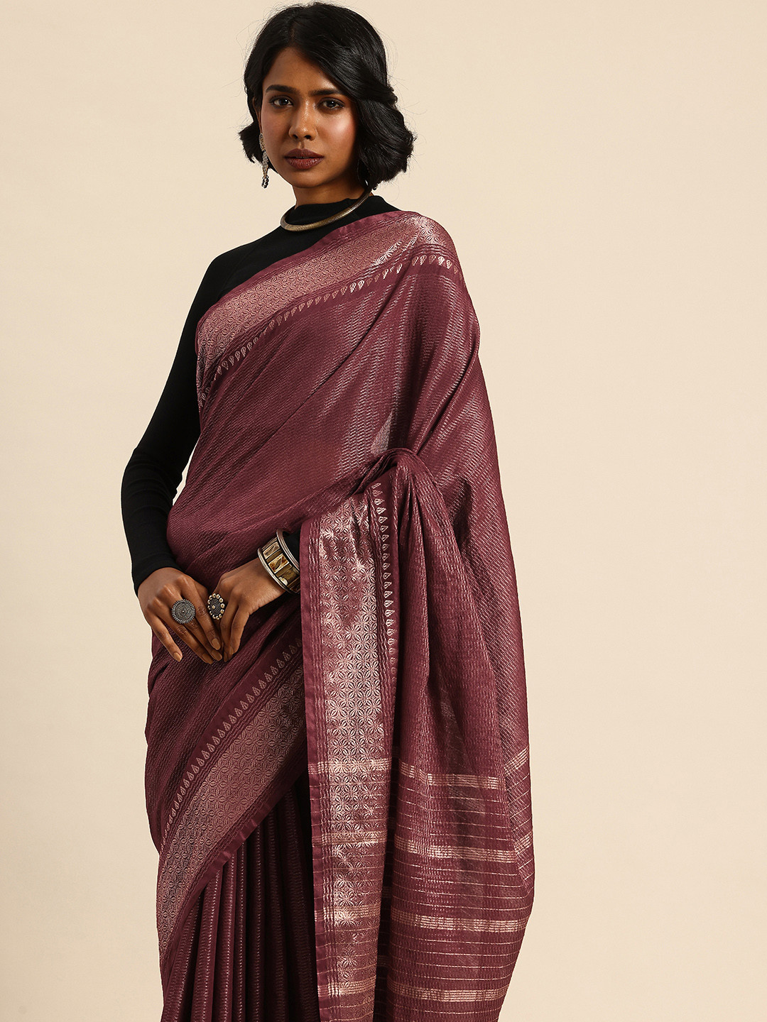 Taavi  Woven Legacy Handloom Saree
