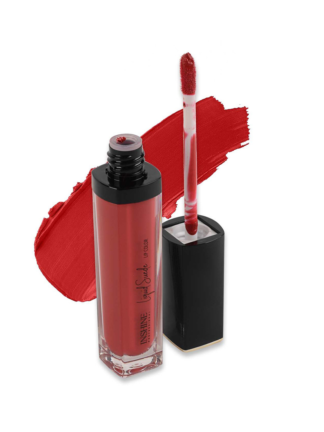 Inshine Liquid Suede Long Lasting Lip Color - 6 ml - Ruby Red 602