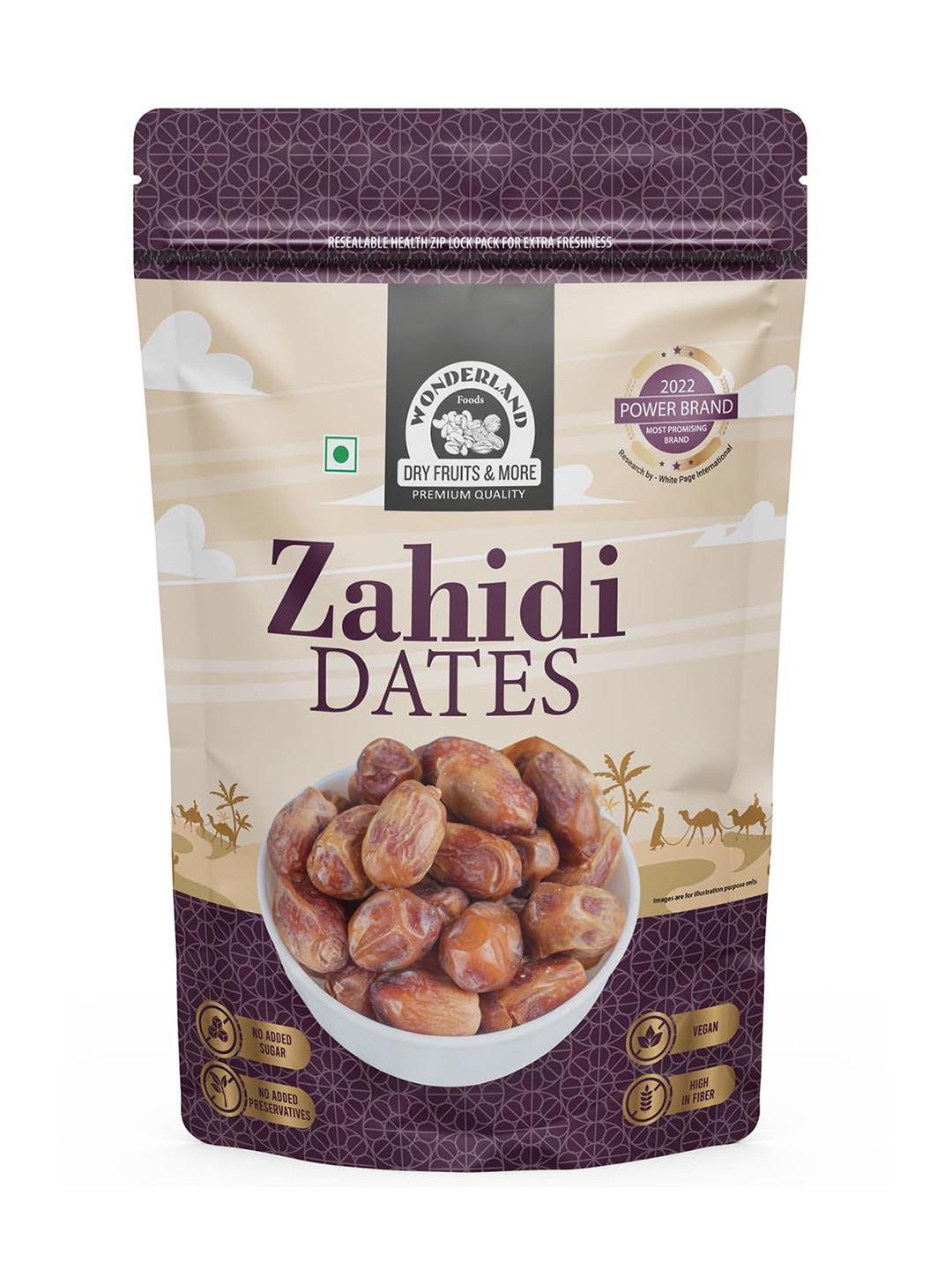 Wonderland Foods Zahidi Dates - 500g