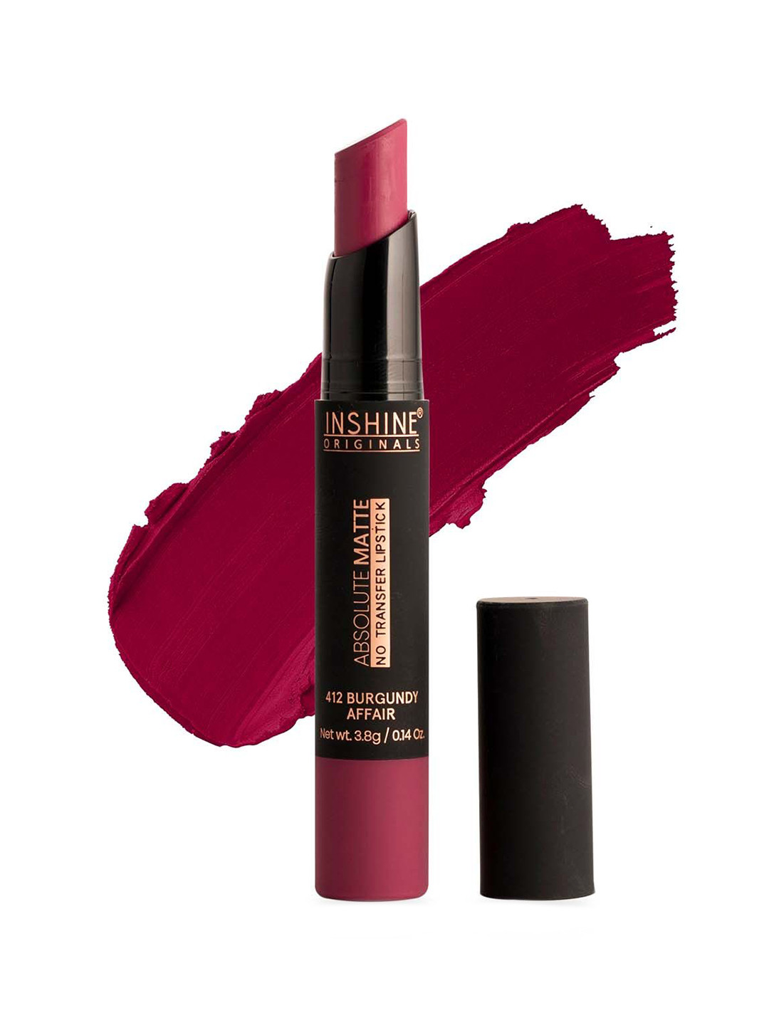 Inshine Absolute Matte No Transfer Lipstick - Burgundy Affair 412