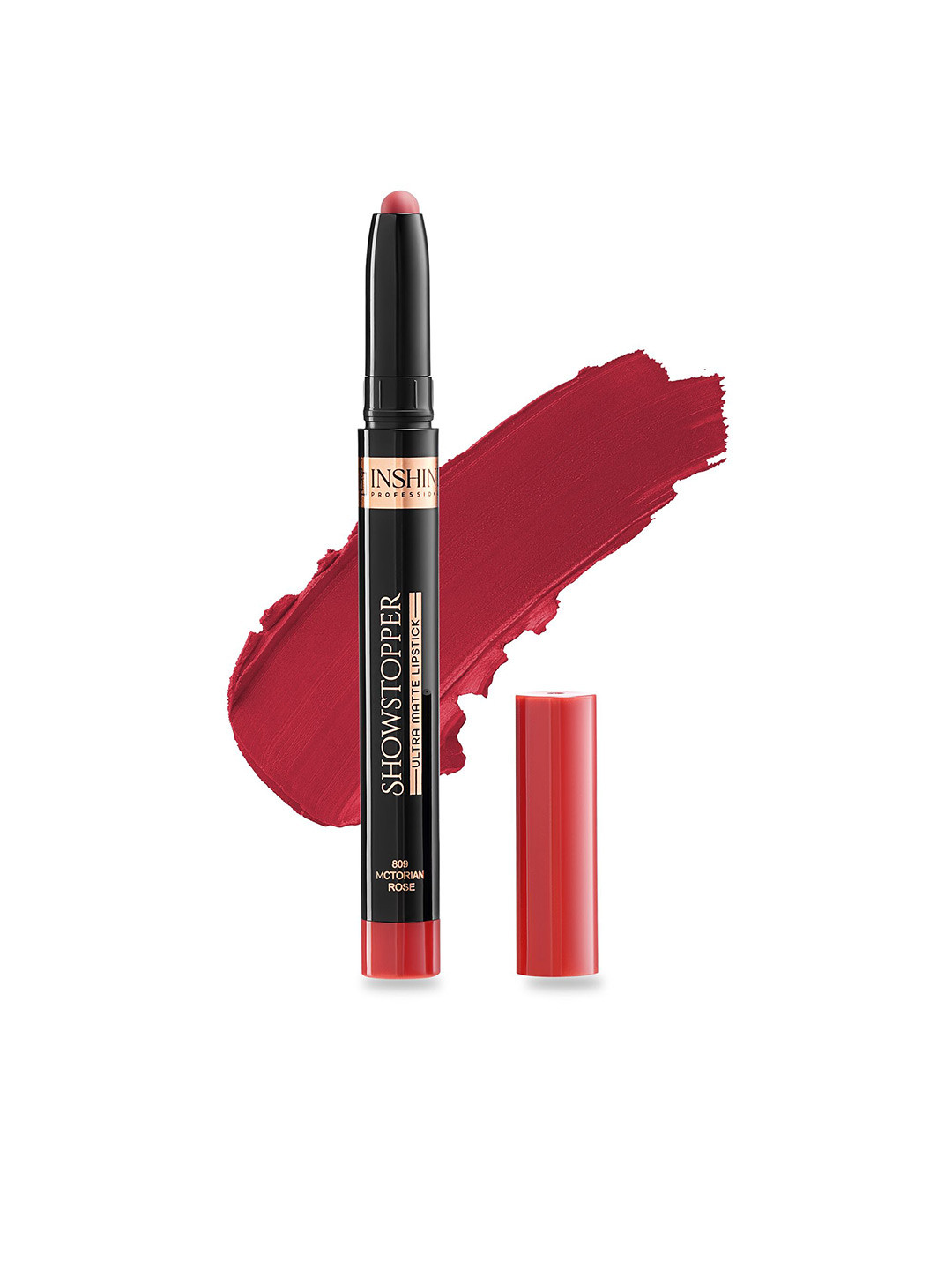 Inshine Shows Topper Ultra Matte Lipstick-  Victorian Rose 809