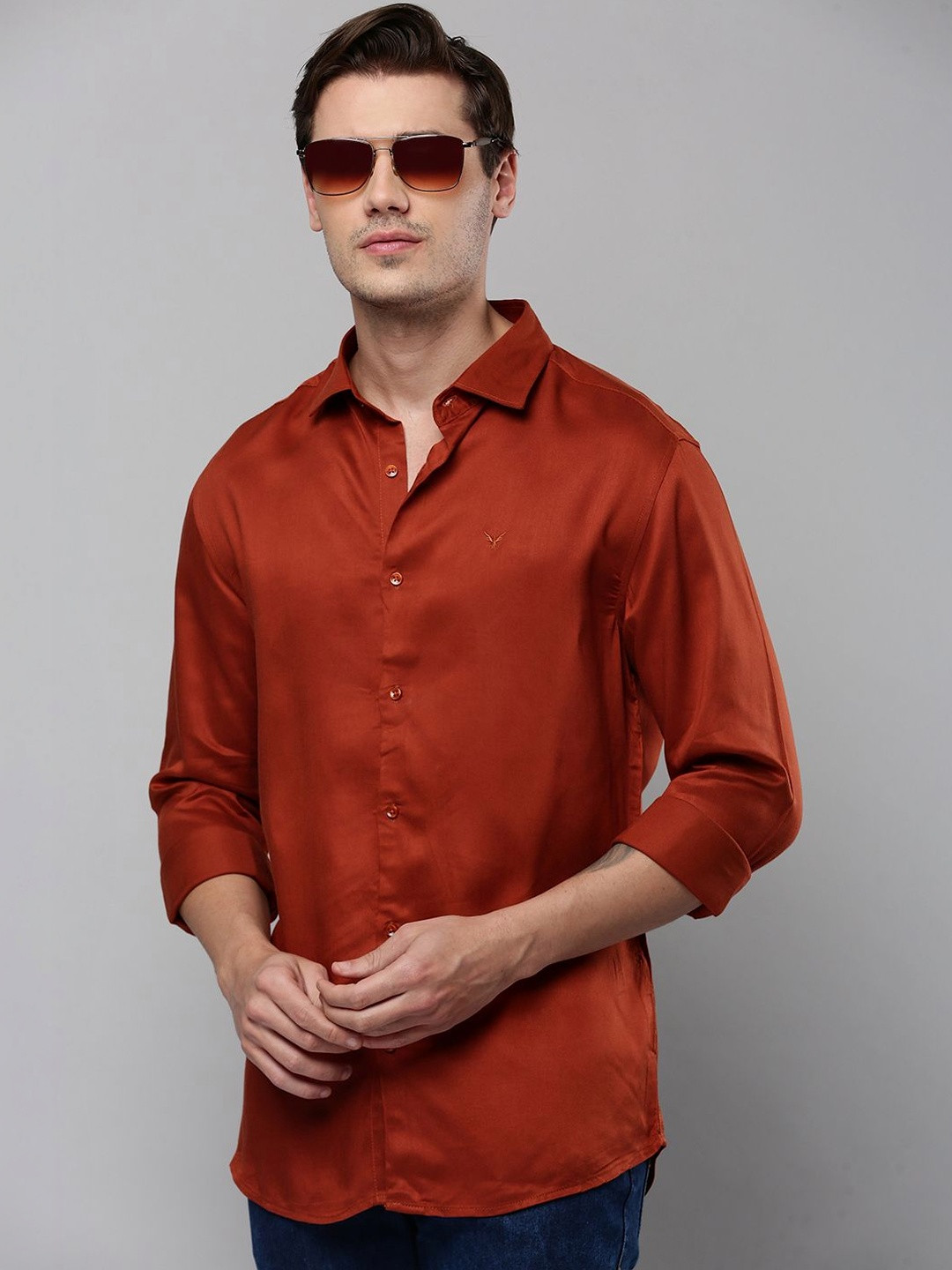 SHOWOFFFF Men Comfort Slim Fit Casual Shirt