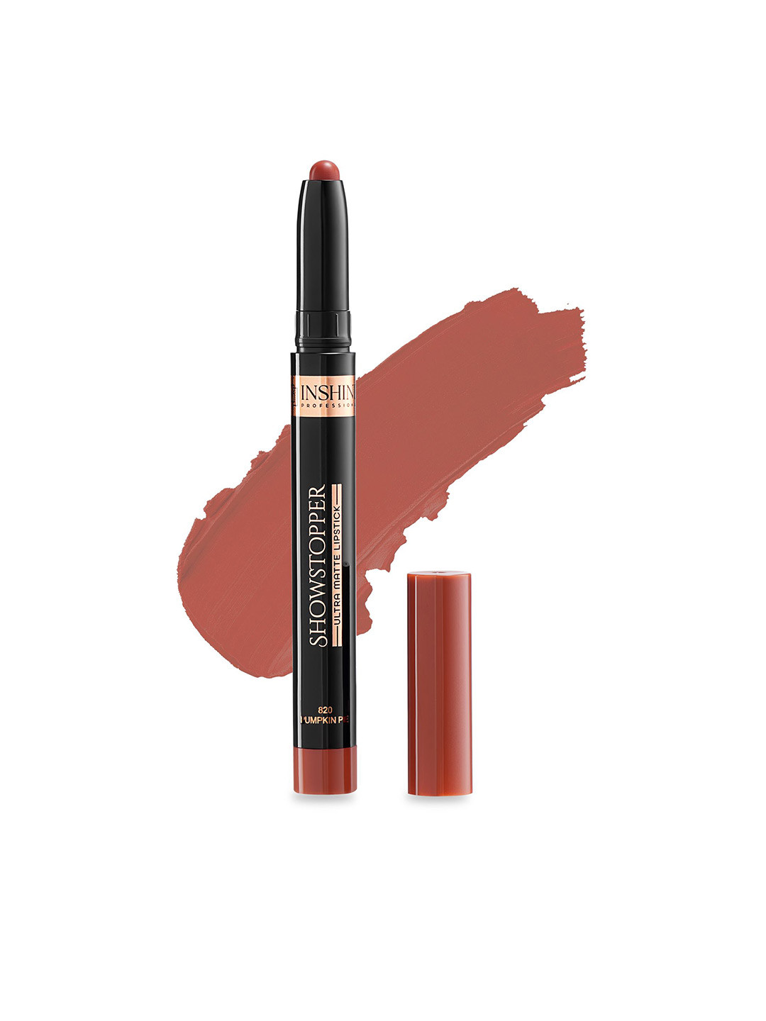 Inshine Showstopper Ultra Matte Lipstick - 2.5 g  - Pumpkin Pie-820