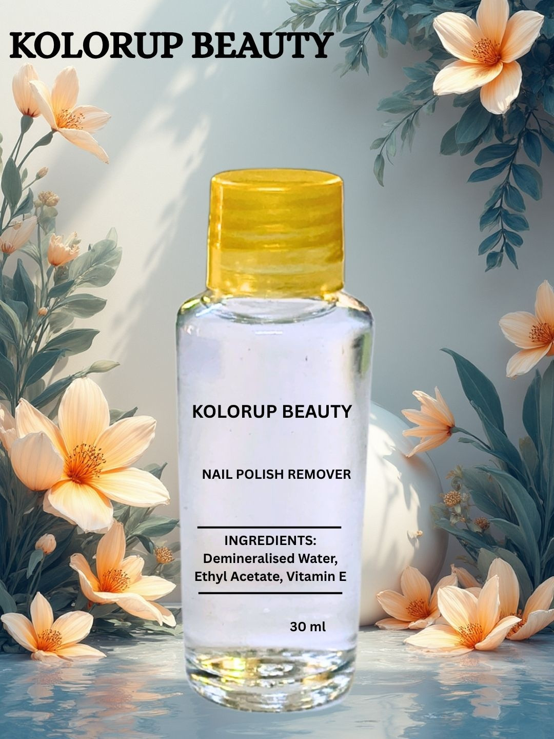 KOLORUP BEAUTY Nail Polish Remover With Vitamin E- 30 ml