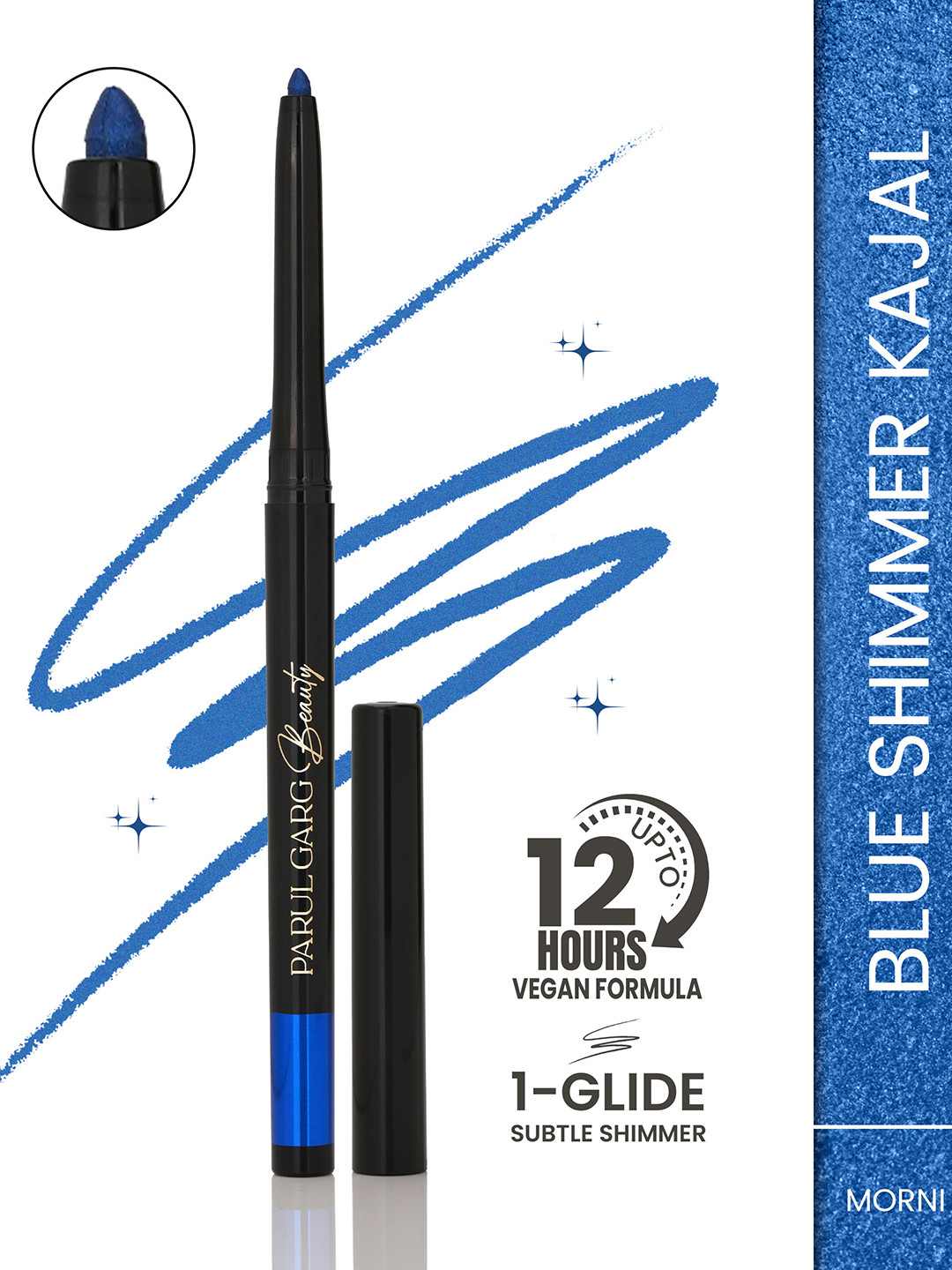 Parul Garg Smooth & Easy Application Shimmer Bold Define Kajal - 0.3 g - Morni